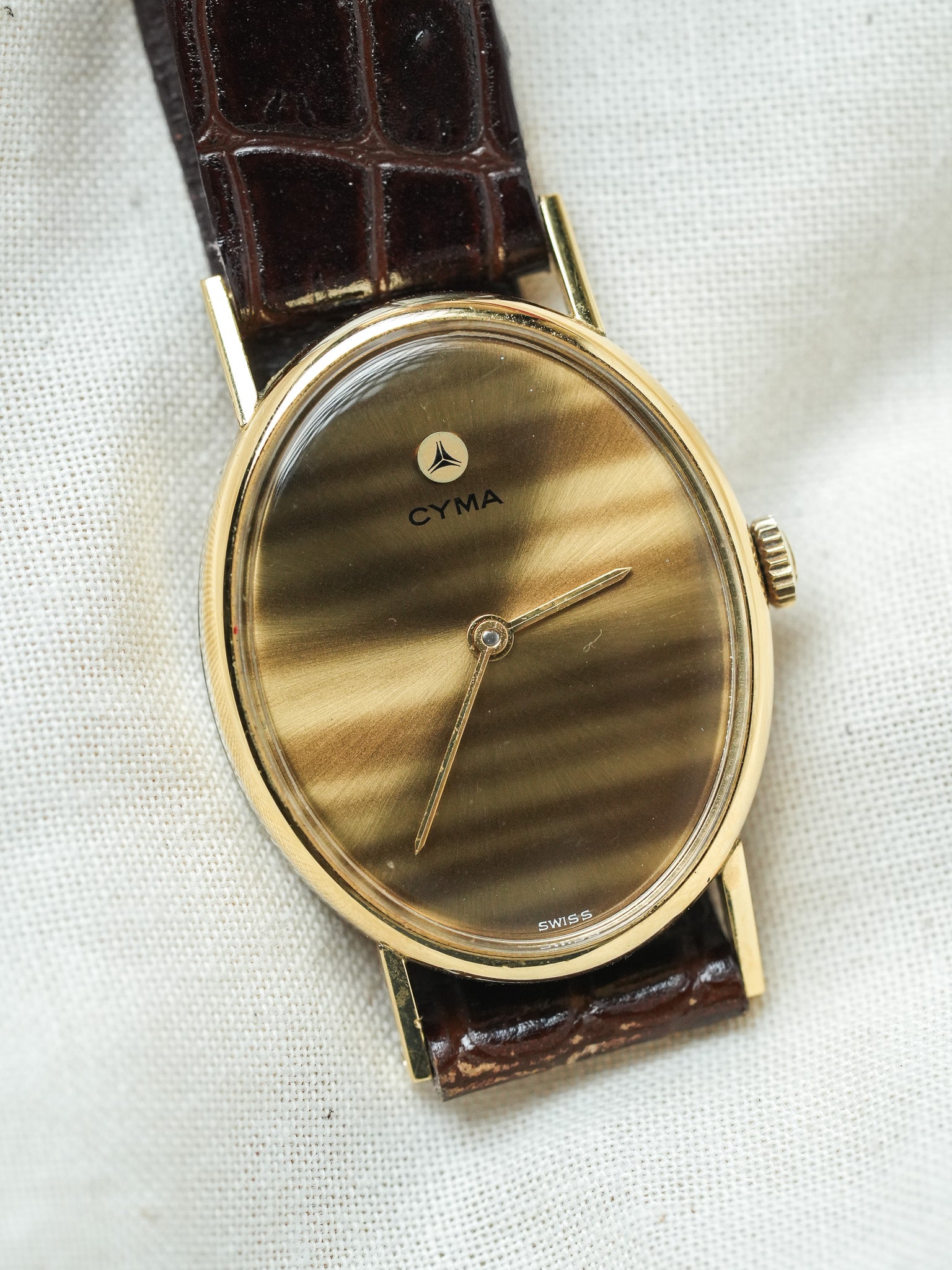 Cyma - Baignoire effet Oeil de tigre - NOS - 1970s - Atelier Victor - Vintage Shop