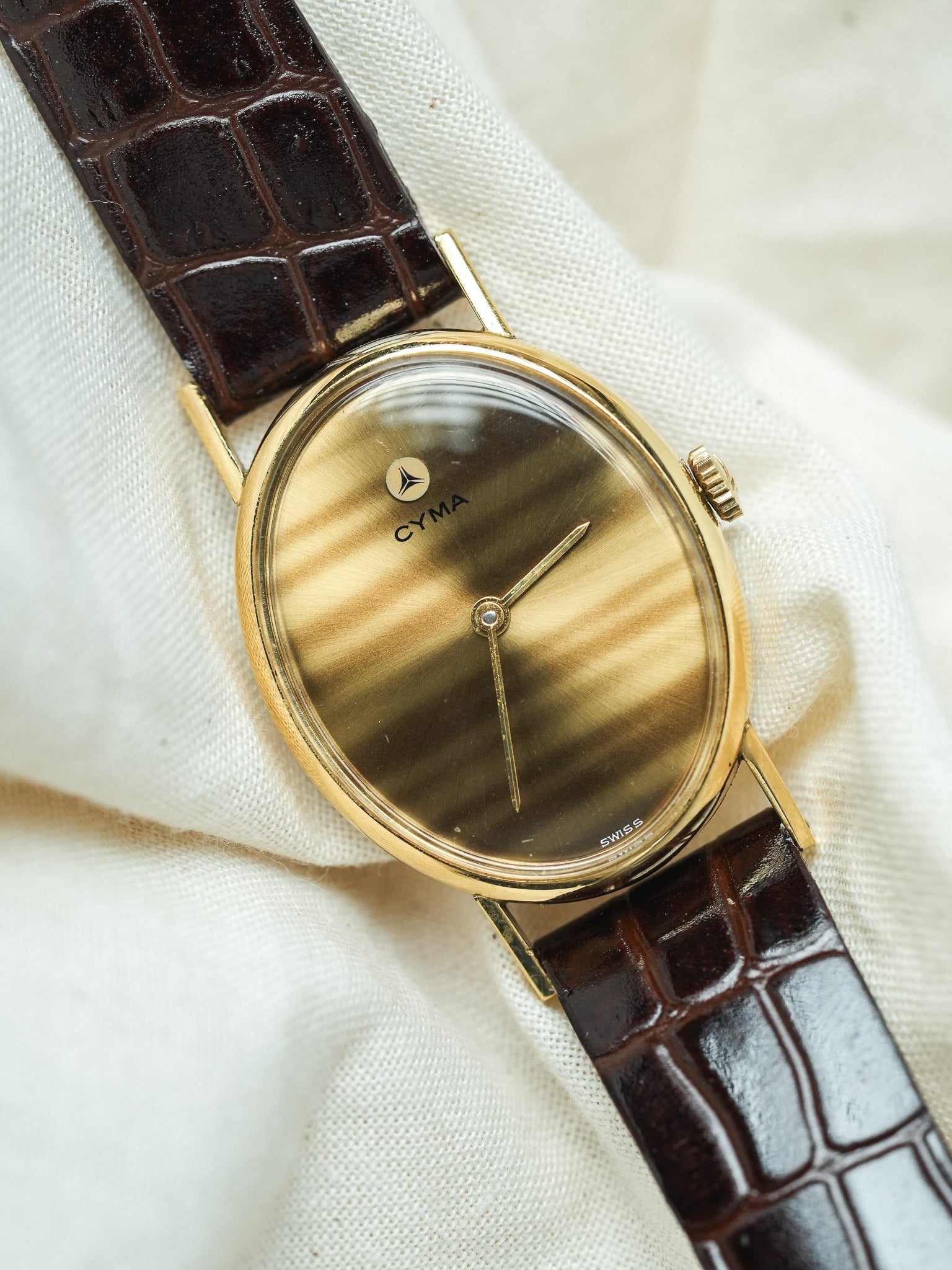 Cyma - Baignoire effet Oeil de tigre - NOS - 1970s - Atelier Victor - Vintage Shop