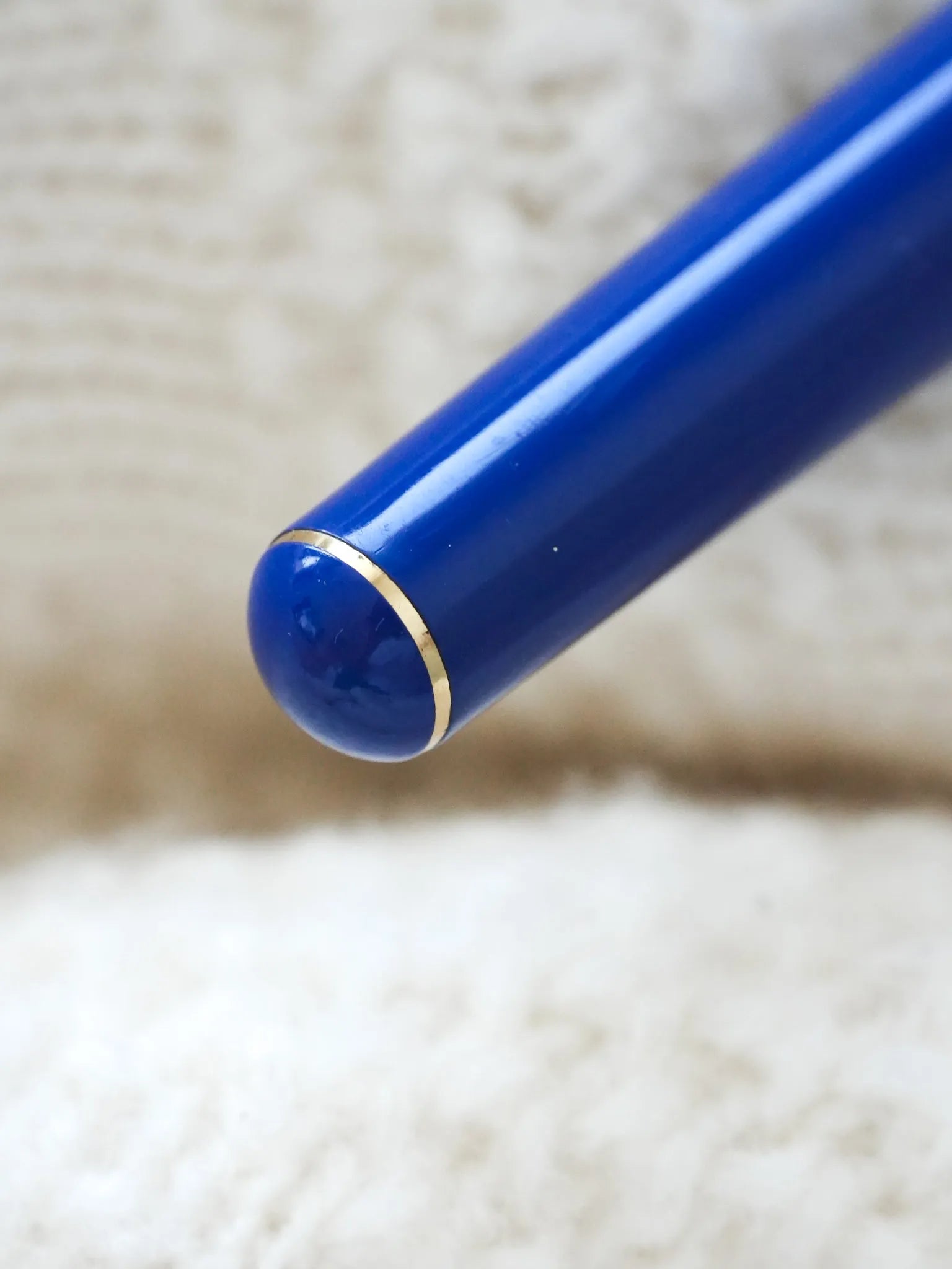 Daniel Hechter - Stylo plume Bleu Plaqué or - Atelier Victor - Vintage Shop