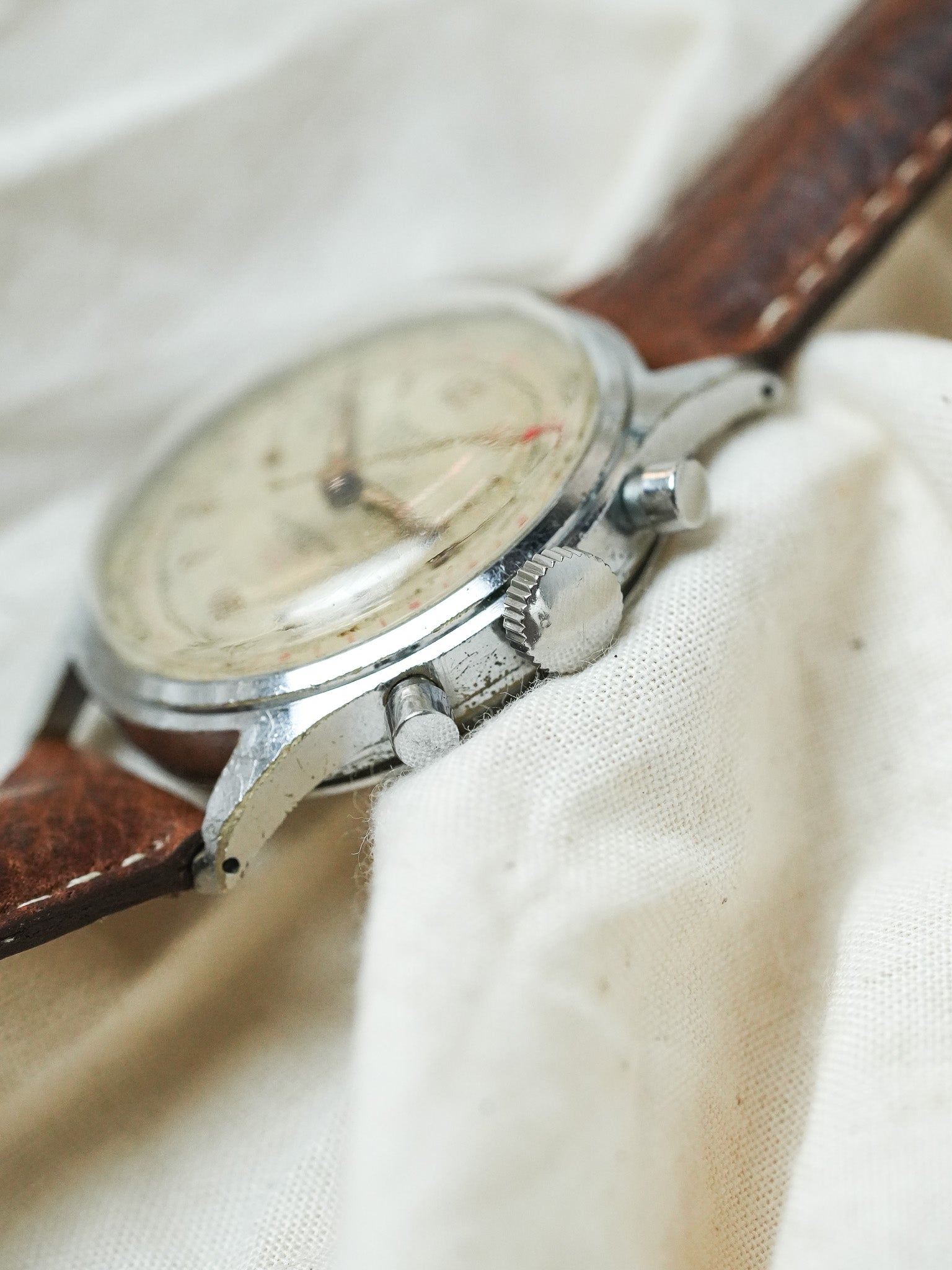 Dreffa Genève - Chronographe Landeron 251 Chrome - 1950s - Atelier Victor - Vintage Shop
