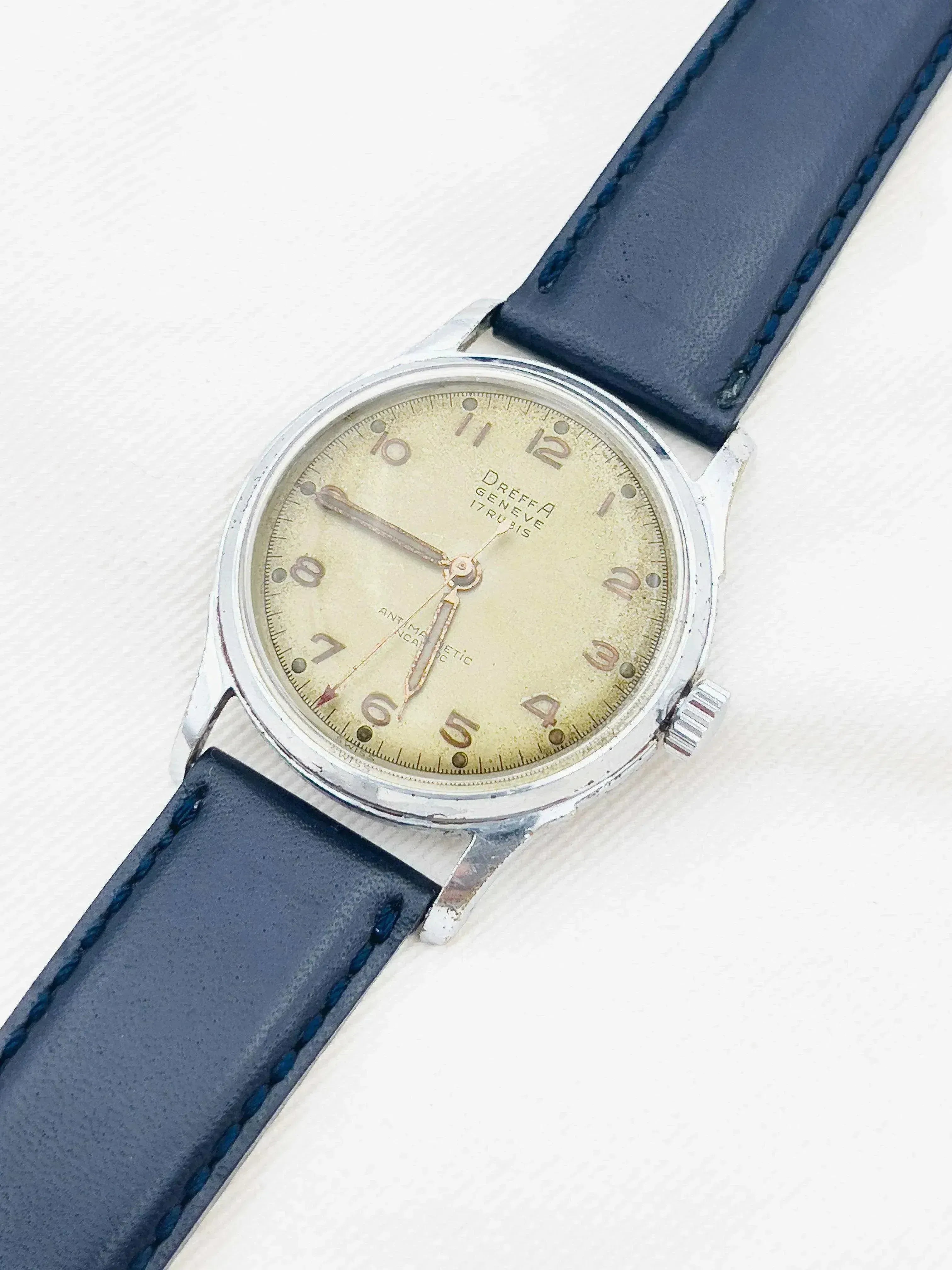 Dreffa Genève - Incabloc Acier Patine - 1950s - Atelier Victor