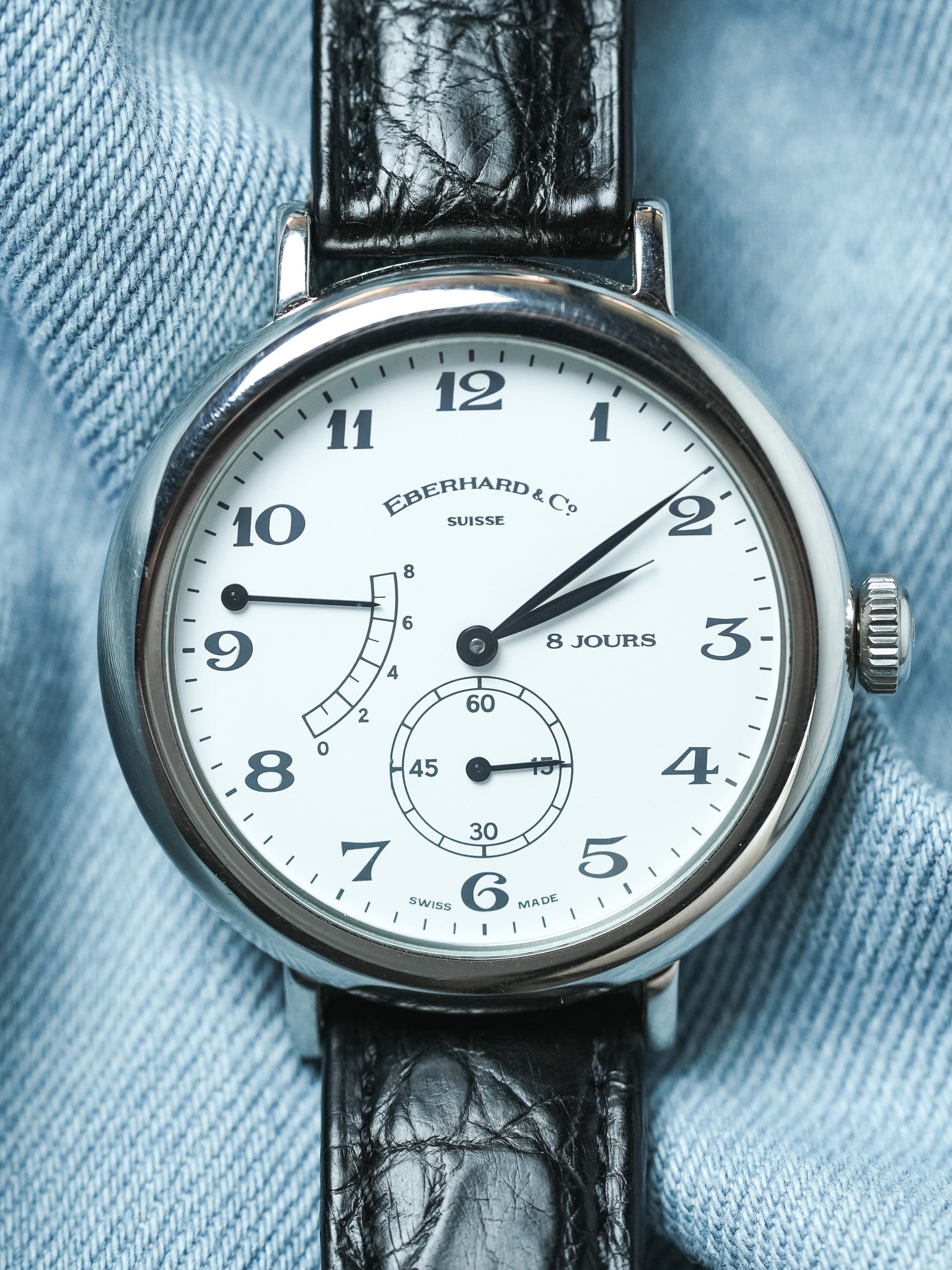 Eberhard & Co - 21017 Reserve de marche 8 Jours - 1990s - Atelier Victor - Vintage Shop