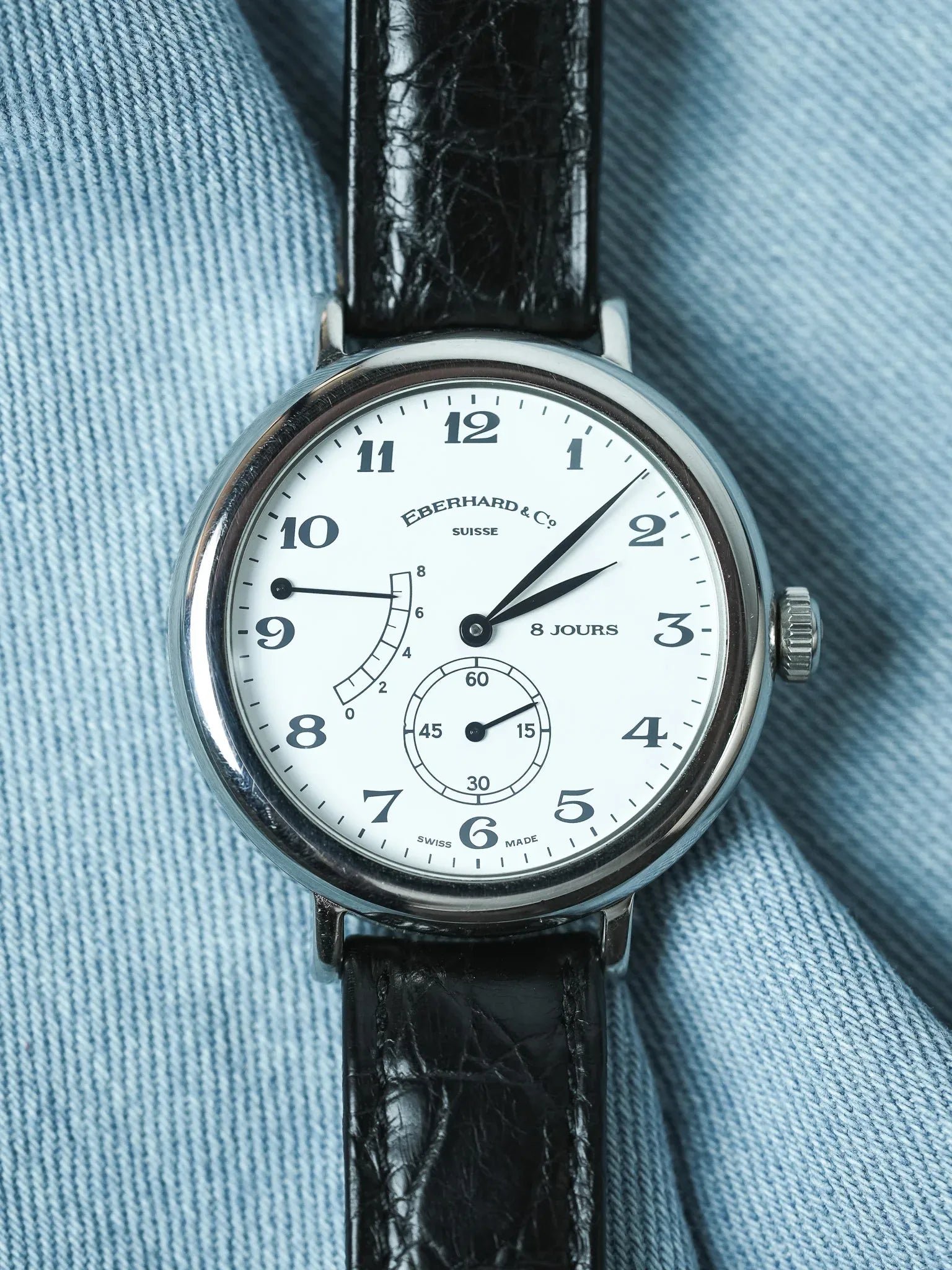Eberhard & Co - 21017 Reserve de marche 8 Jours - 1990s - Atelier Victor - Vintage Shop