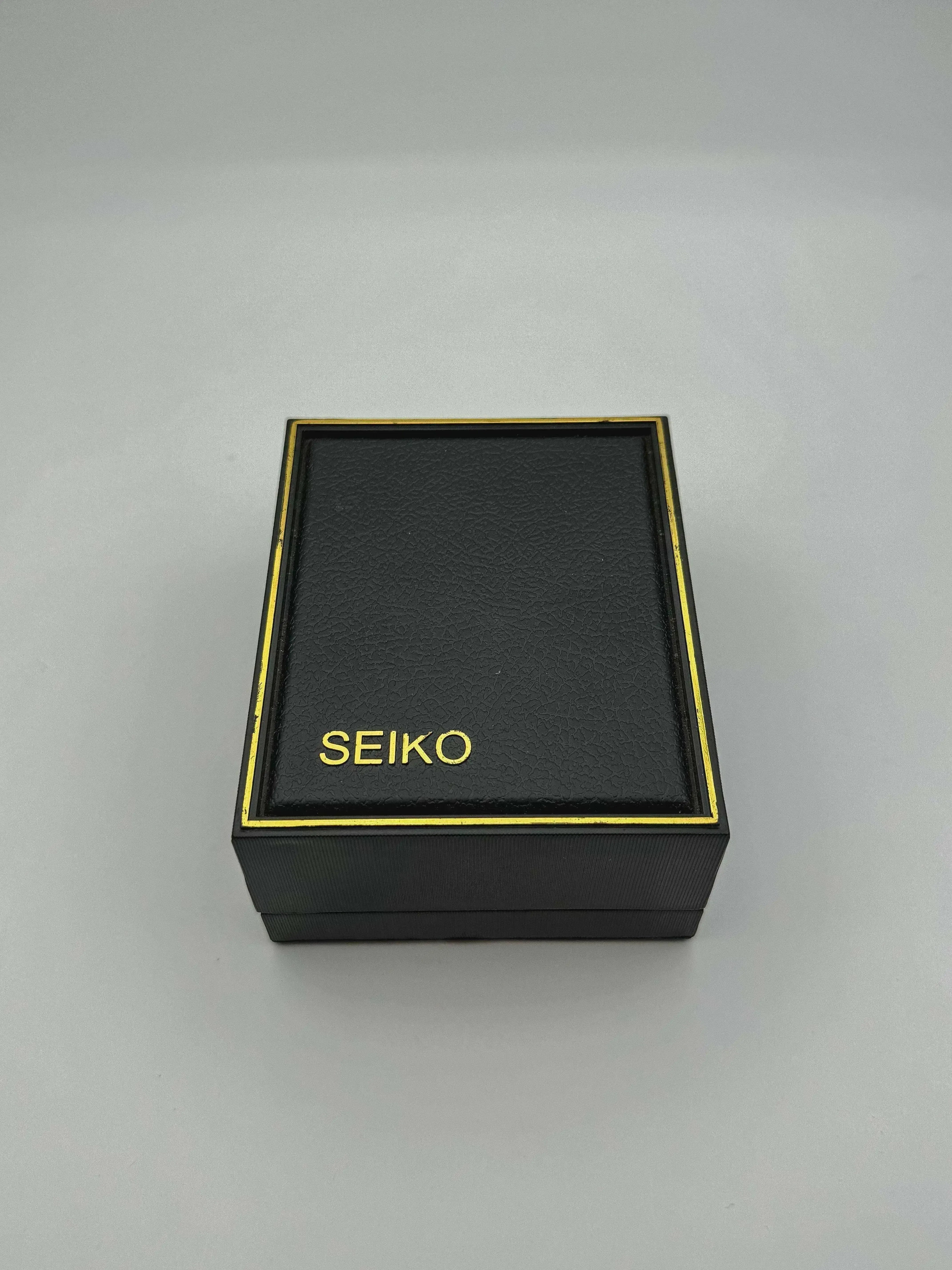 Ecrin de montre - Seiko Vintage - Noir intérieur beige - Atelier Victor