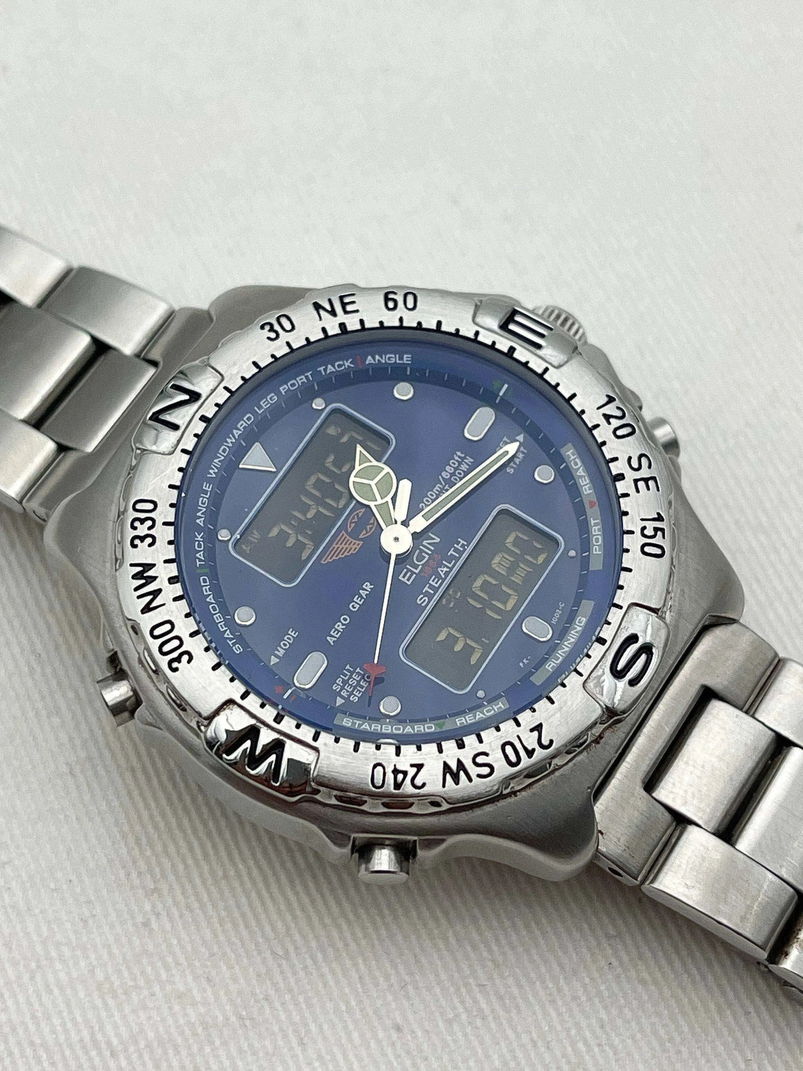 Elgin - Air Force Blue Dial - 2000s - Atelier Victor Paris - Vintage Watch Shop Dubai
