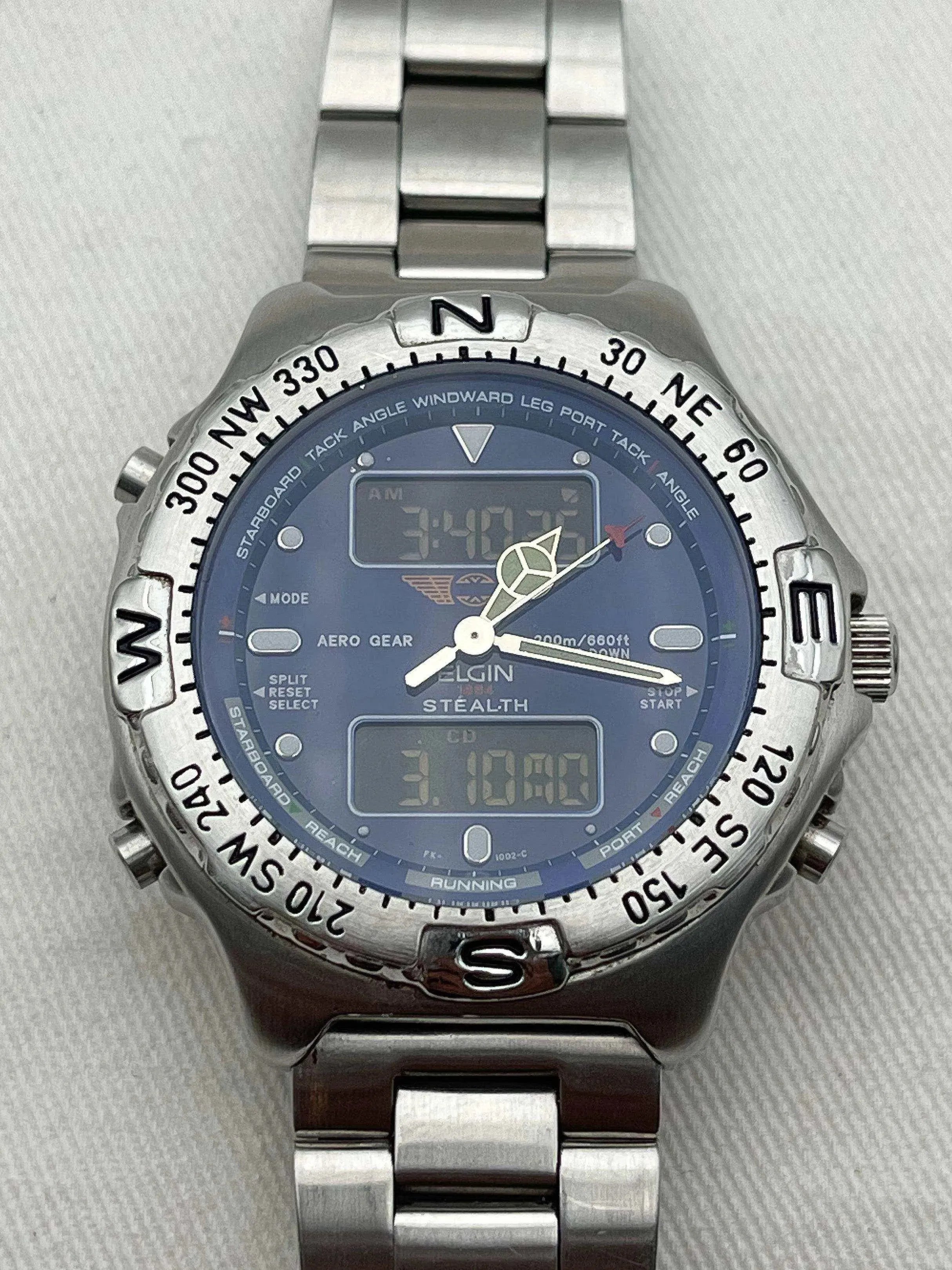 Elgin - Air Force Blue Dial - 2000s - Atelier Victor Paris - Vintage Watch Shop Dubai