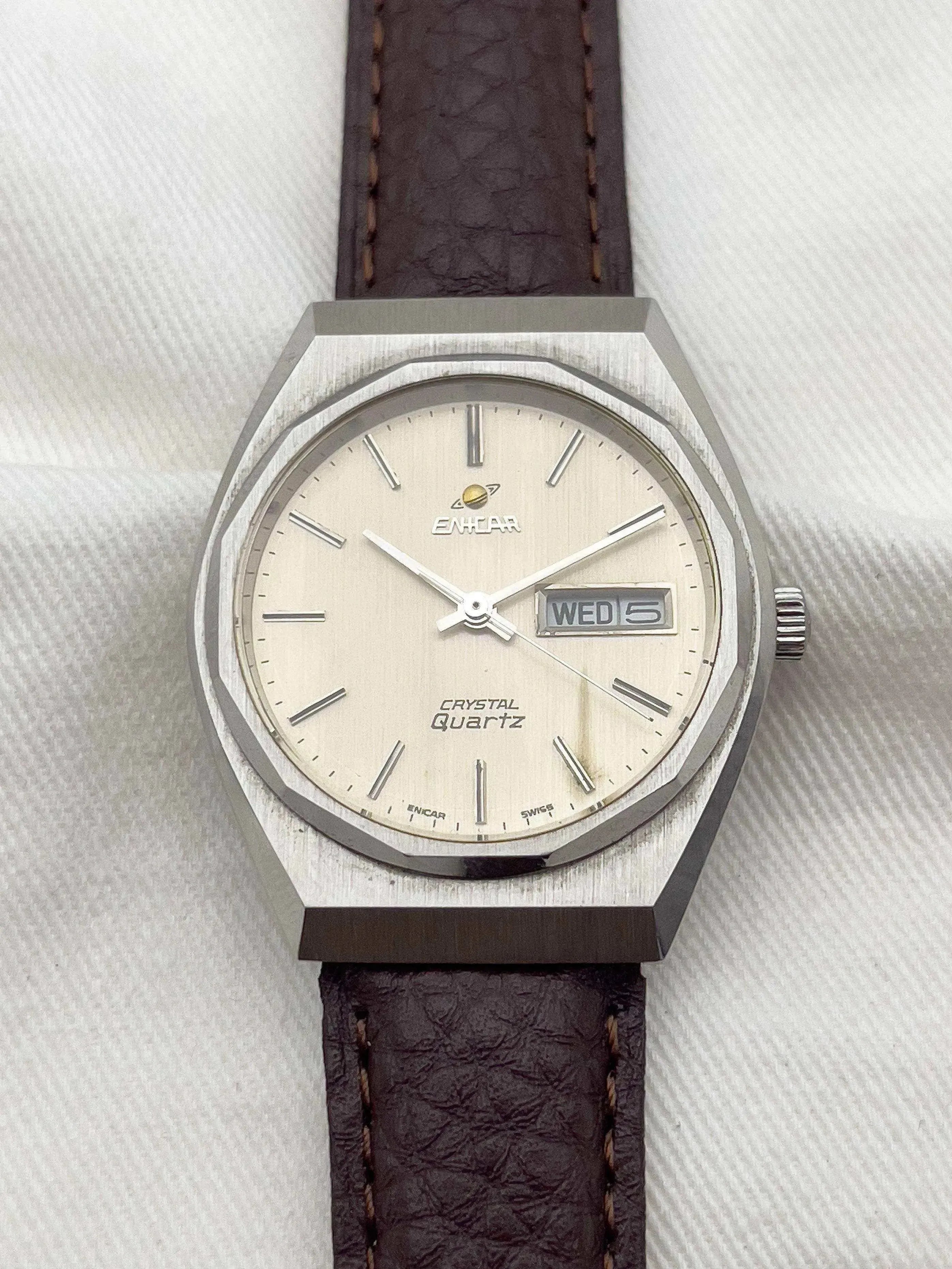 Enicar - Daydate Cadran Crème - 1990s - Atelier Victor