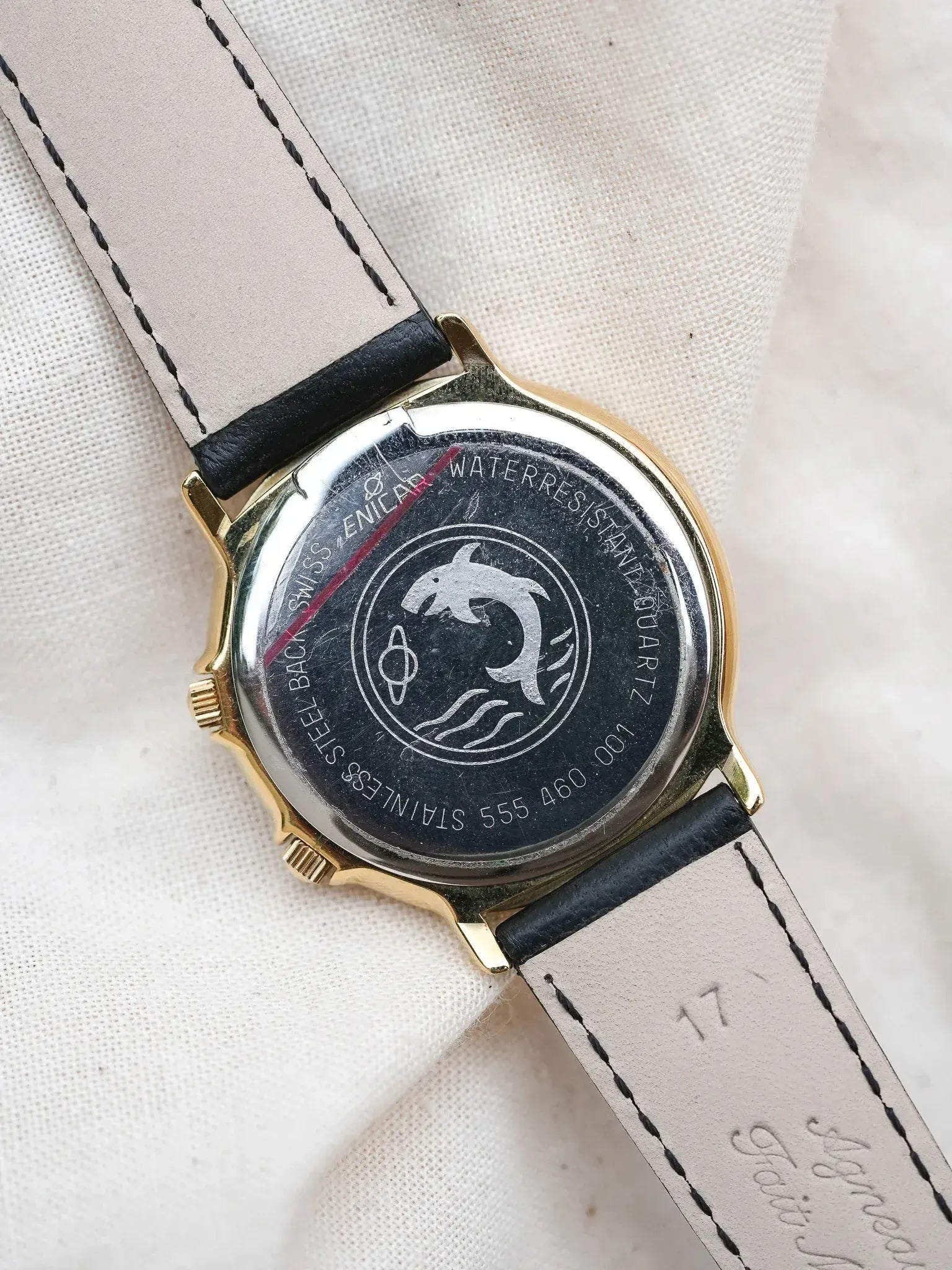 Enicar - Plaqué Or lunette directionnelle interne - NOS - 1990s - Atelier Victor