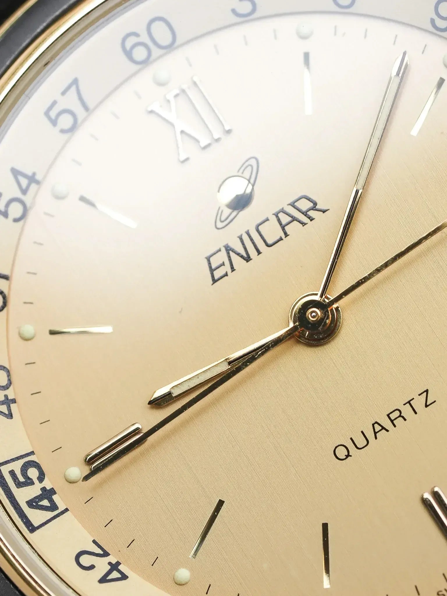 Enicar - Plaqué Or lunette directionnelle interne - NOS - 1990s - Atelier Victor