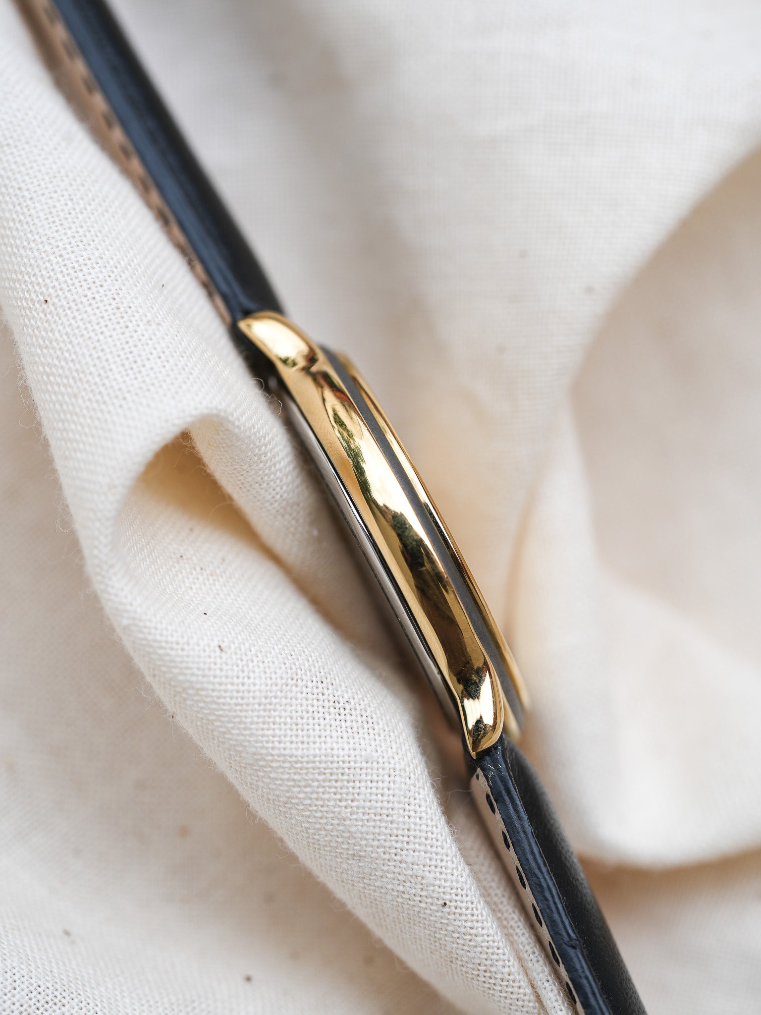 Enicar - Plaqué Or lunette directionnelle interne - NOS - 1990s - Atelier Victor - Vintage Shop