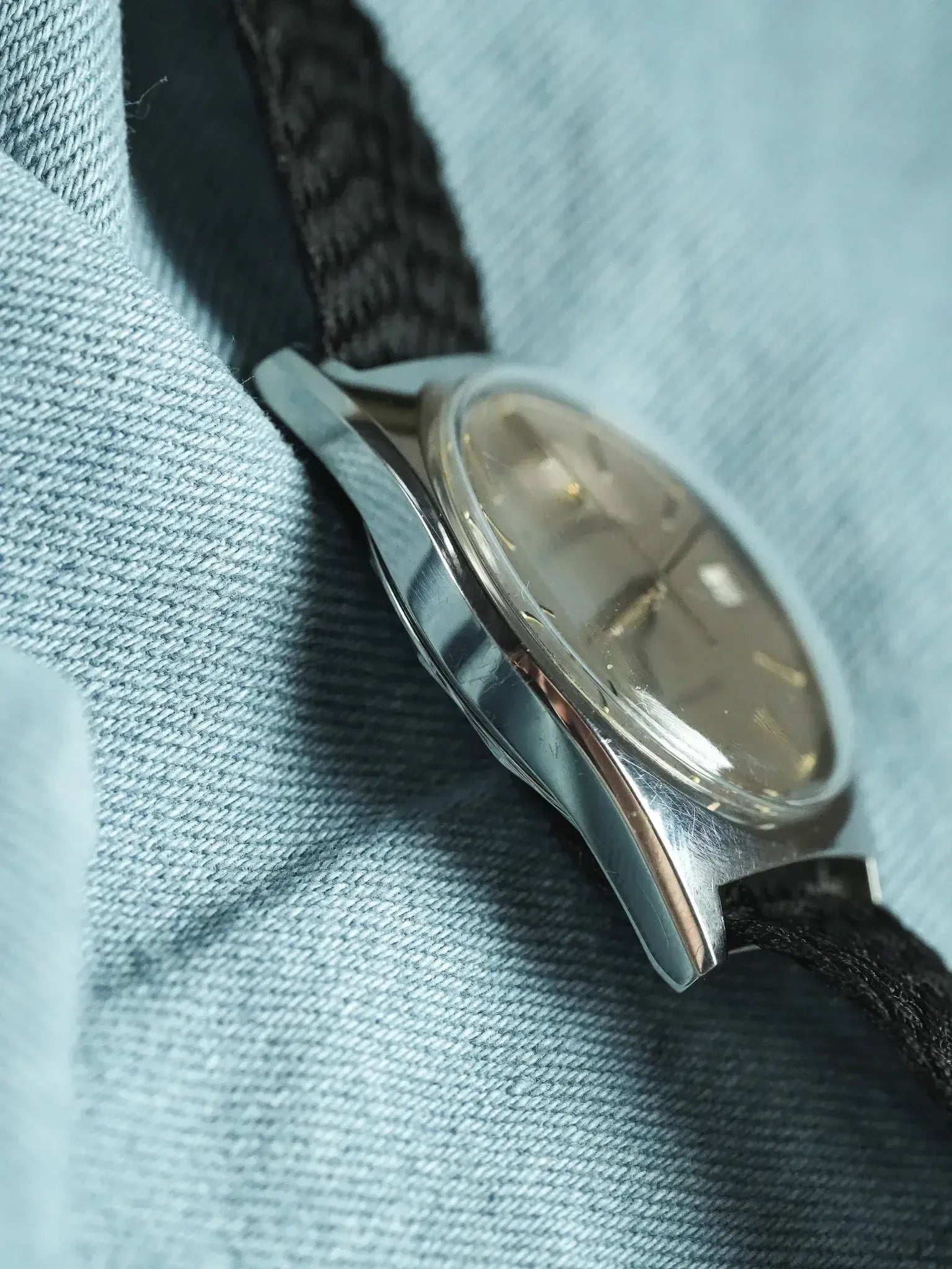 Enicar - Ronde Acier Cadran Acier - NOS - 1980s - Atelier Victor