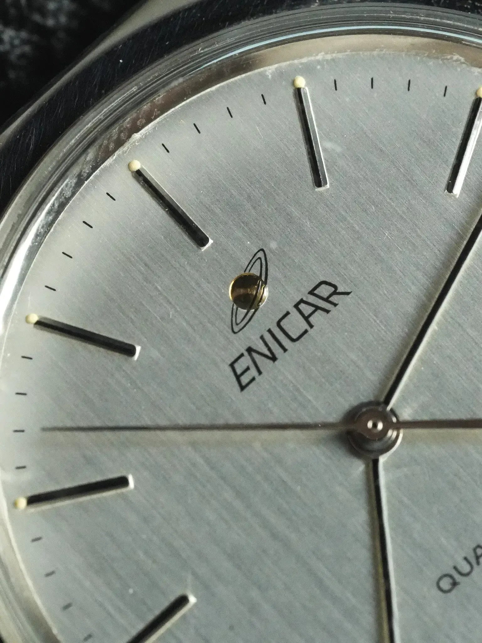 Enicar - Ronde Acier Cadran Acier - NOS - 1980s - Atelier Victor