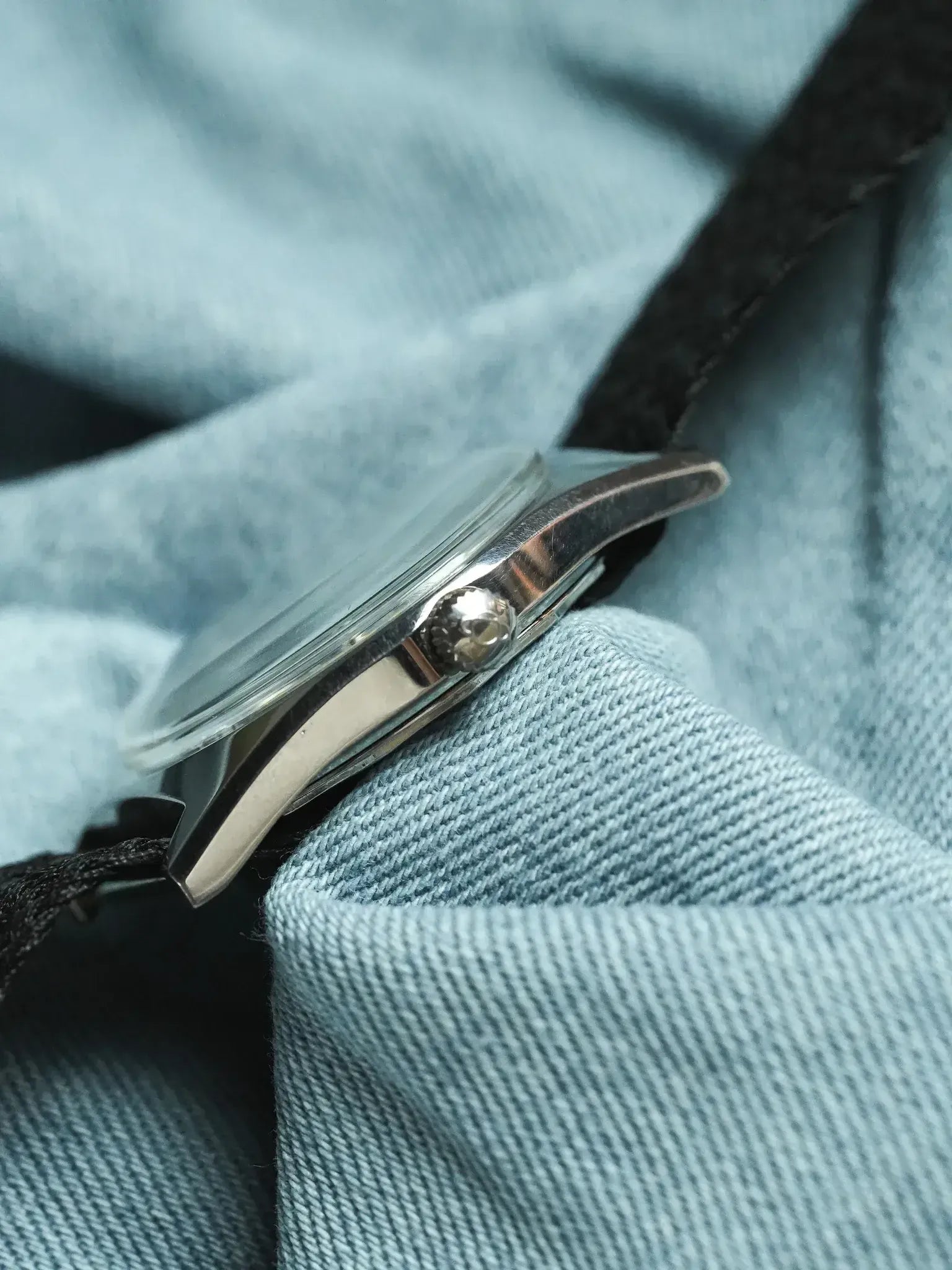 Enicar - Ronde Acier Cadran Acier - NOS - 1980s - Atelier Victor