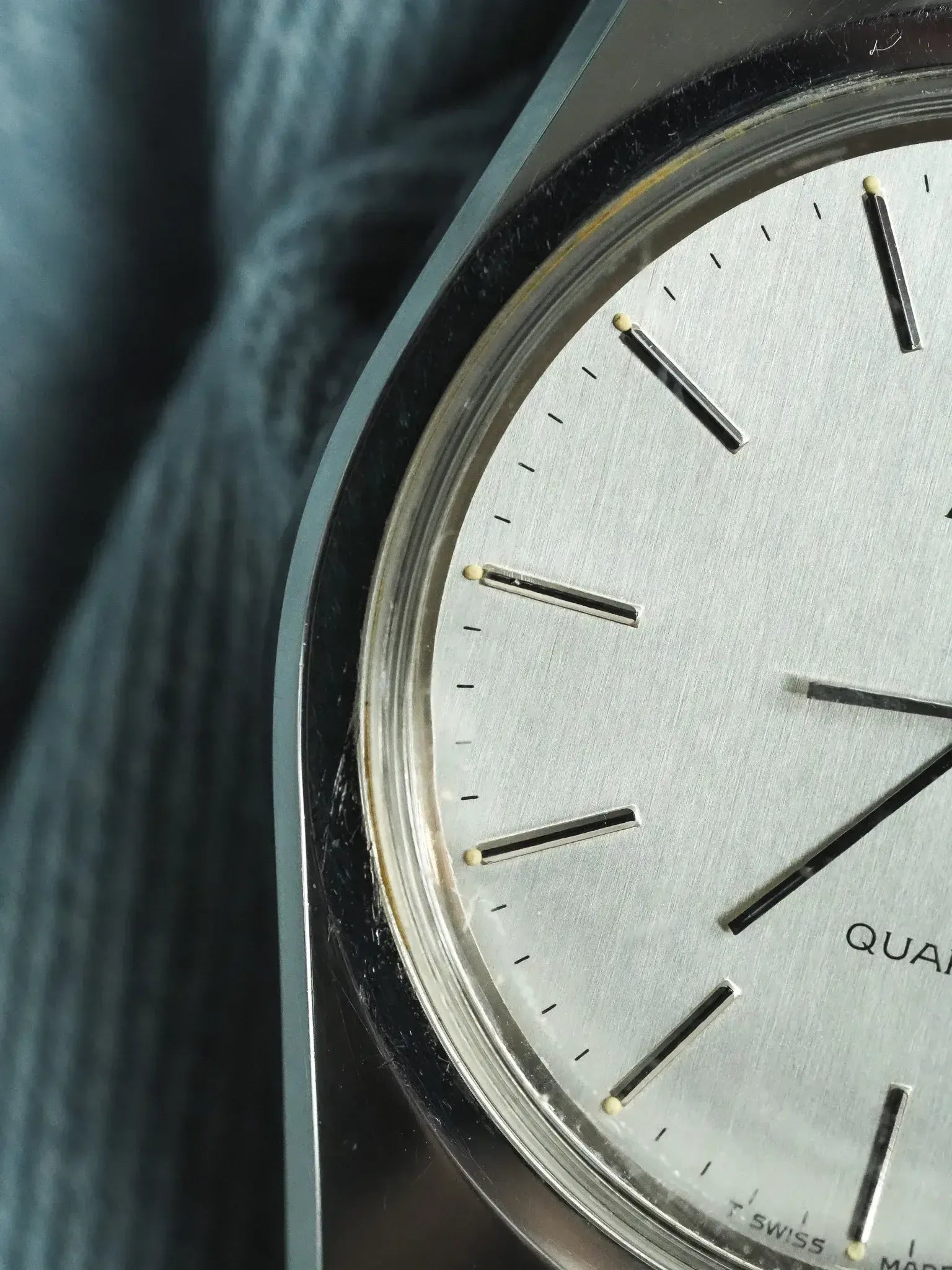 Enicar - Ronde Acier Cadran Acier - NOS - 1980s - Atelier Victor