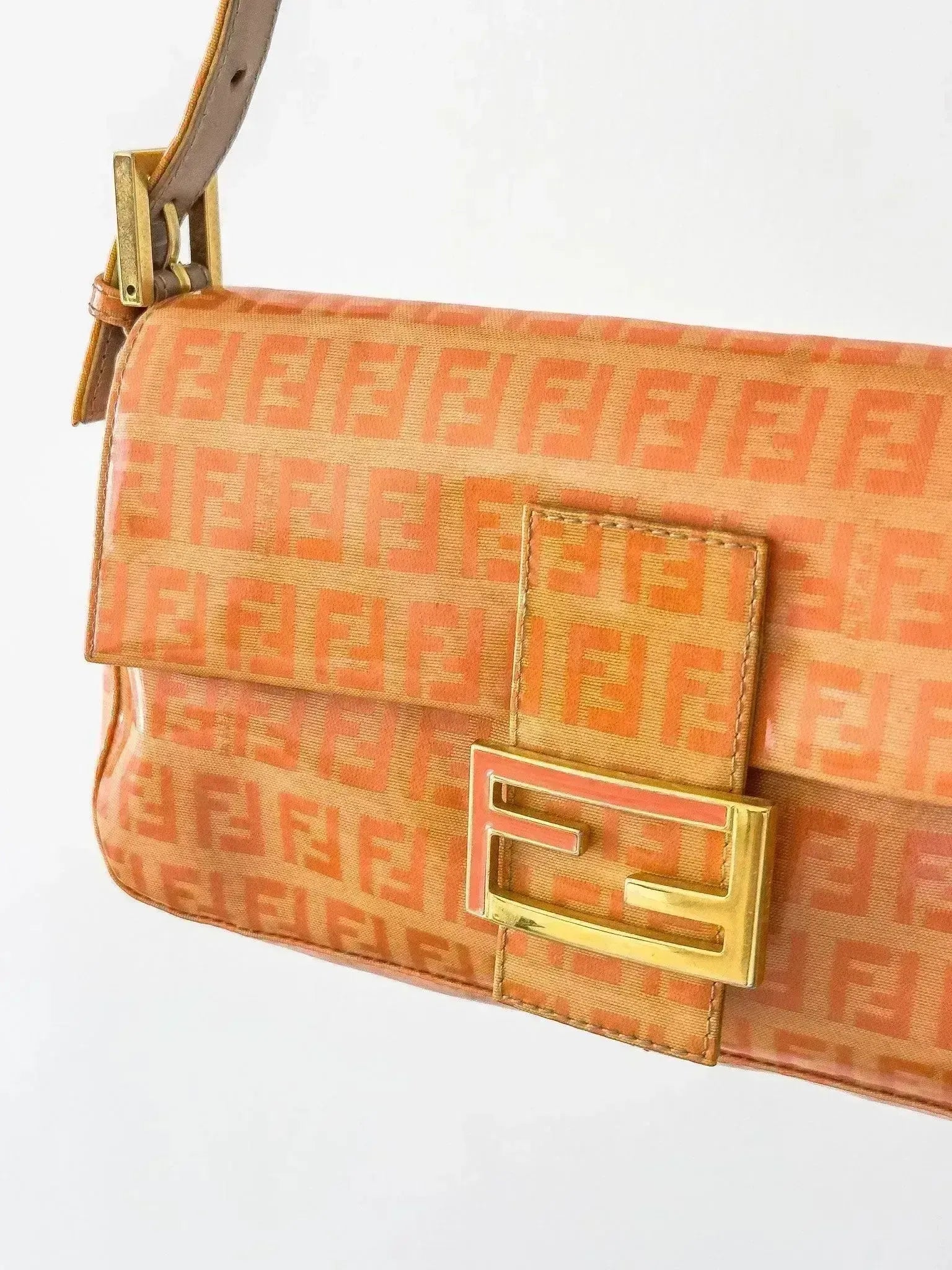 Fendi - Sac à main Baguette Orange - Atelier Victor