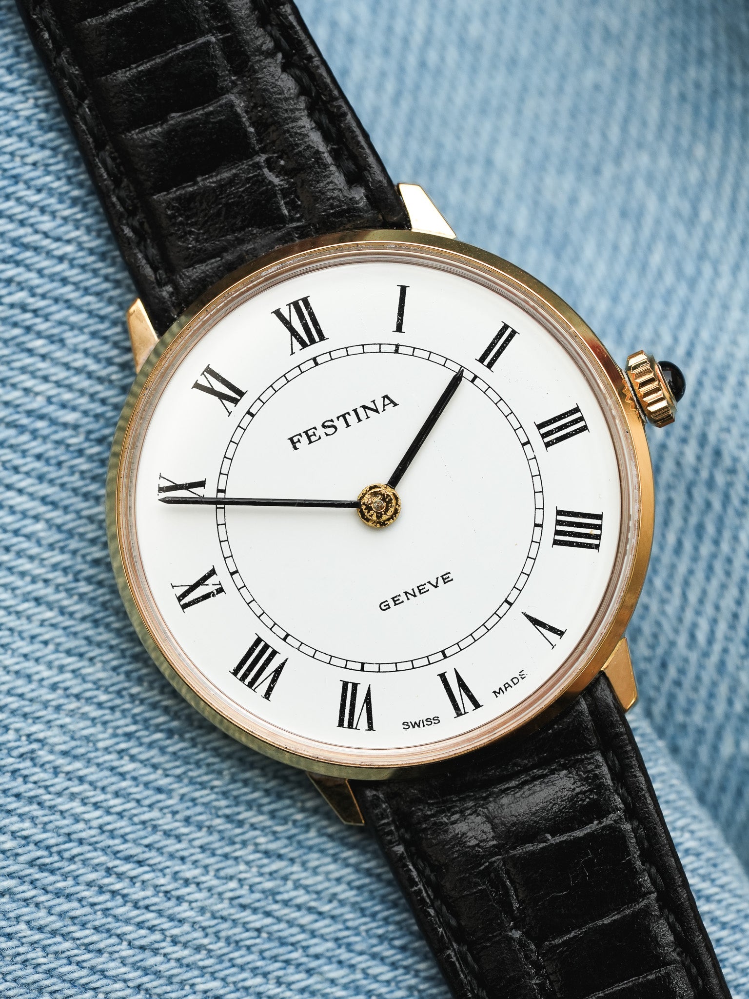 Festina - Dress Watch Lady Index Romain - 1980s - Atelier Victor Paris - Vintage Watch Shop Dubai