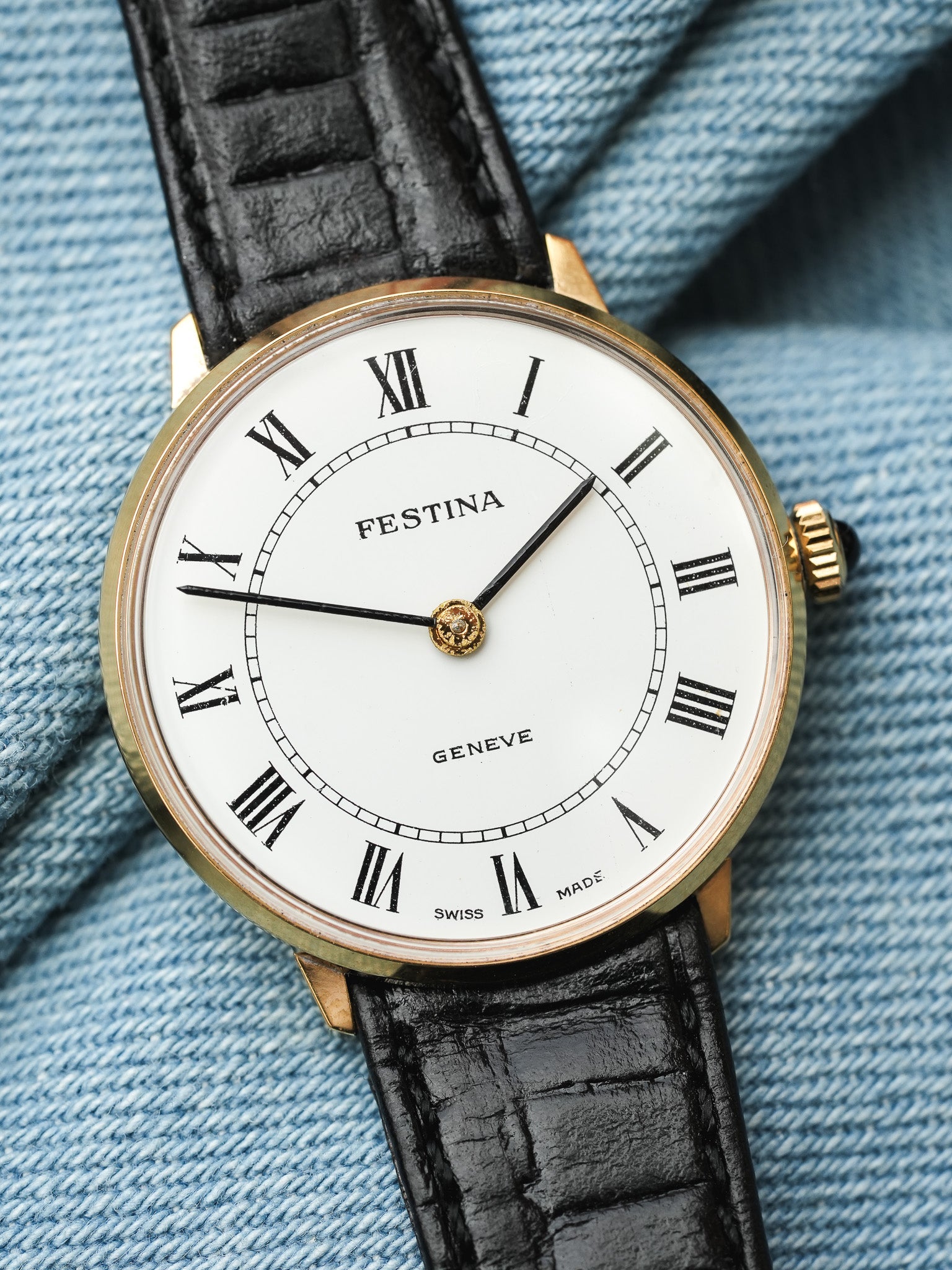 Festina - Dress Watch Lady Index Romain - 1980s - Atelier Victor Paris - Vintage Watch Shop Dubai