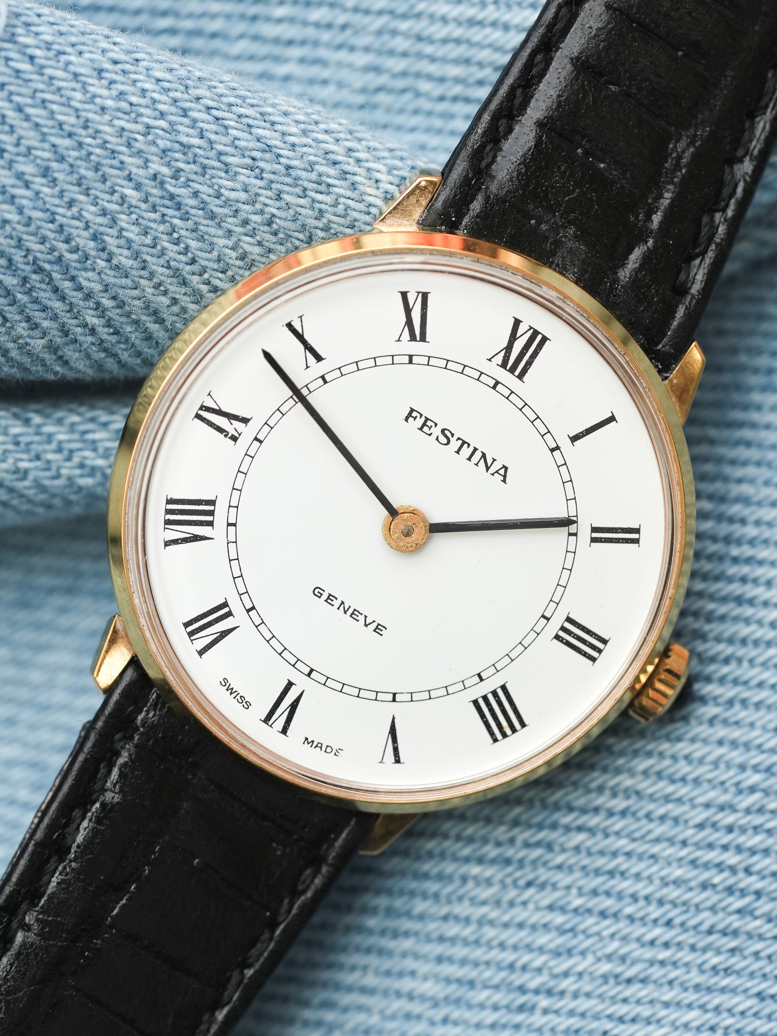 Festina - Dress Watch Lady Index Romain - 1980s - Atelier Victor Paris - Vintage Watch Shop Dubai