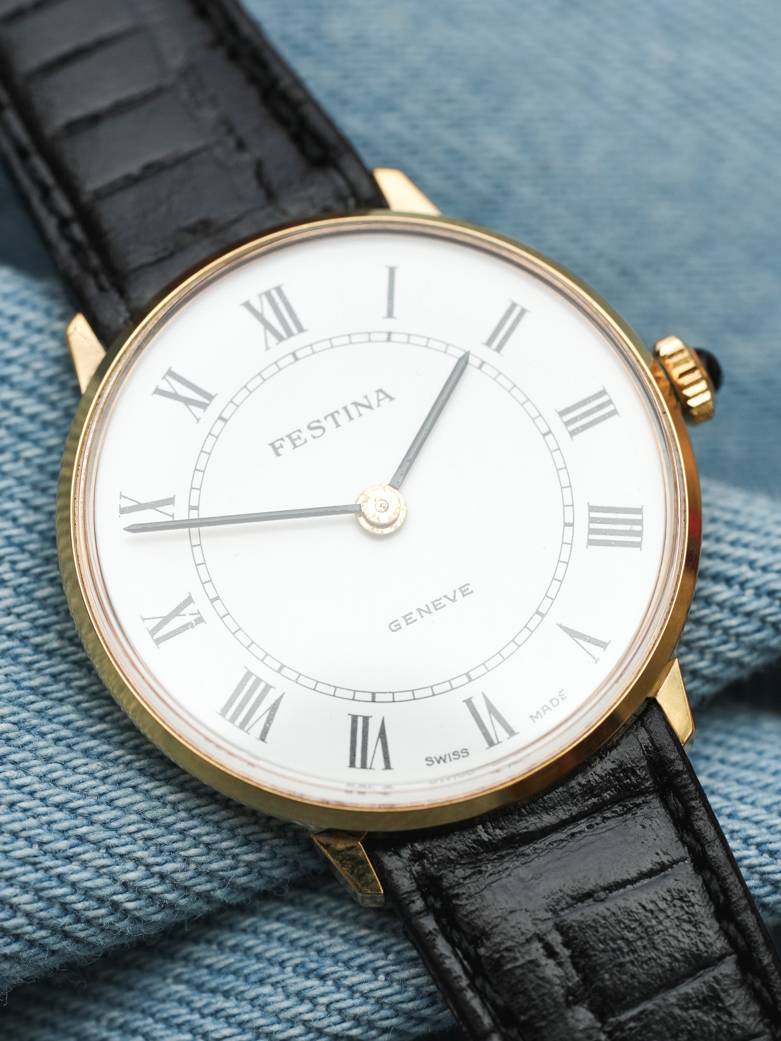 Festina - Dress Watch Lady Index Romain - 1980s - Atelier Victor Paris - Vintage Watch Shop Dubai