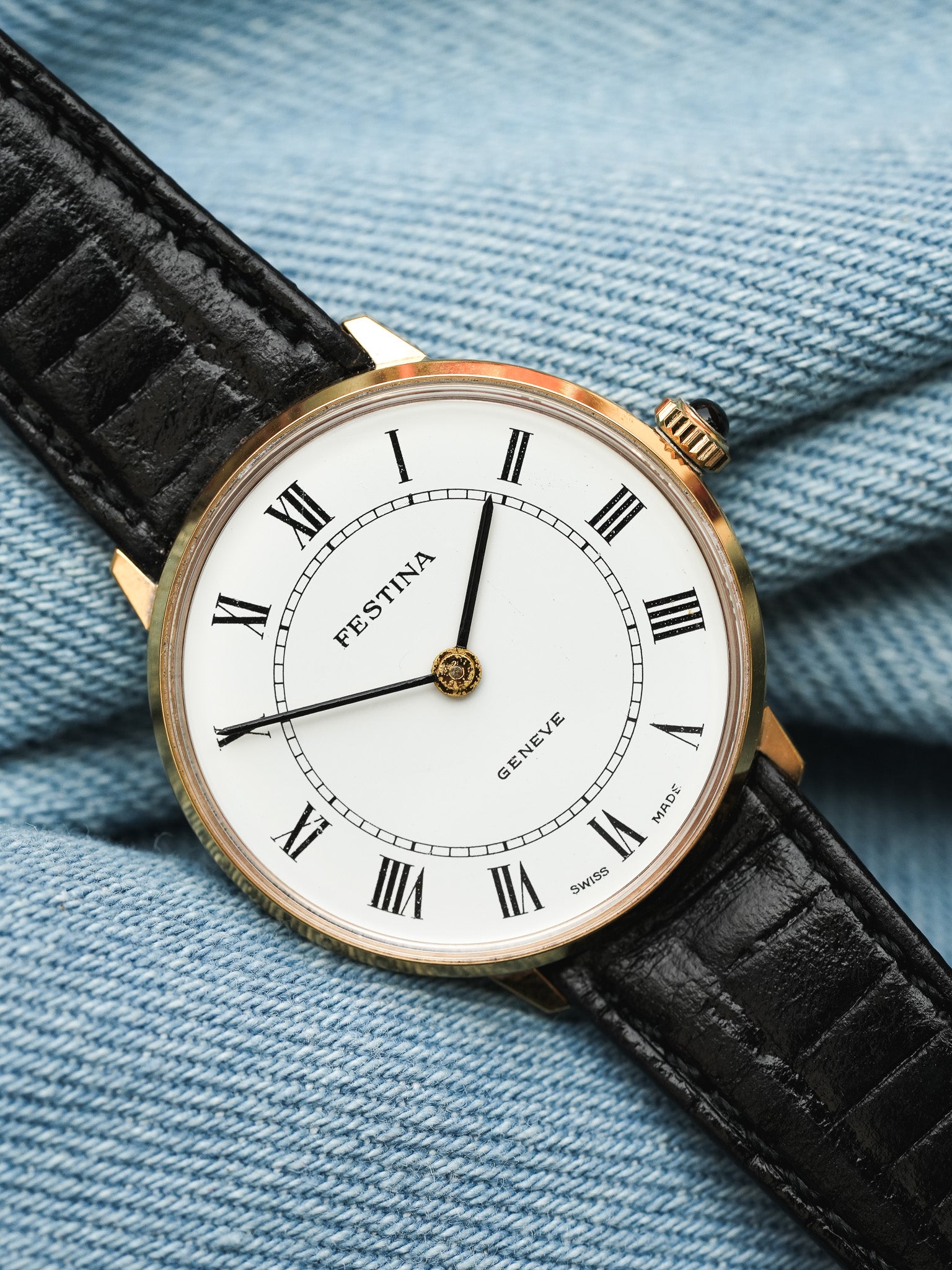 Festina - Dress Watch Lady Index Romain - 1980s - Atelier Victor Paris - Vintage Watch Shop Dubai