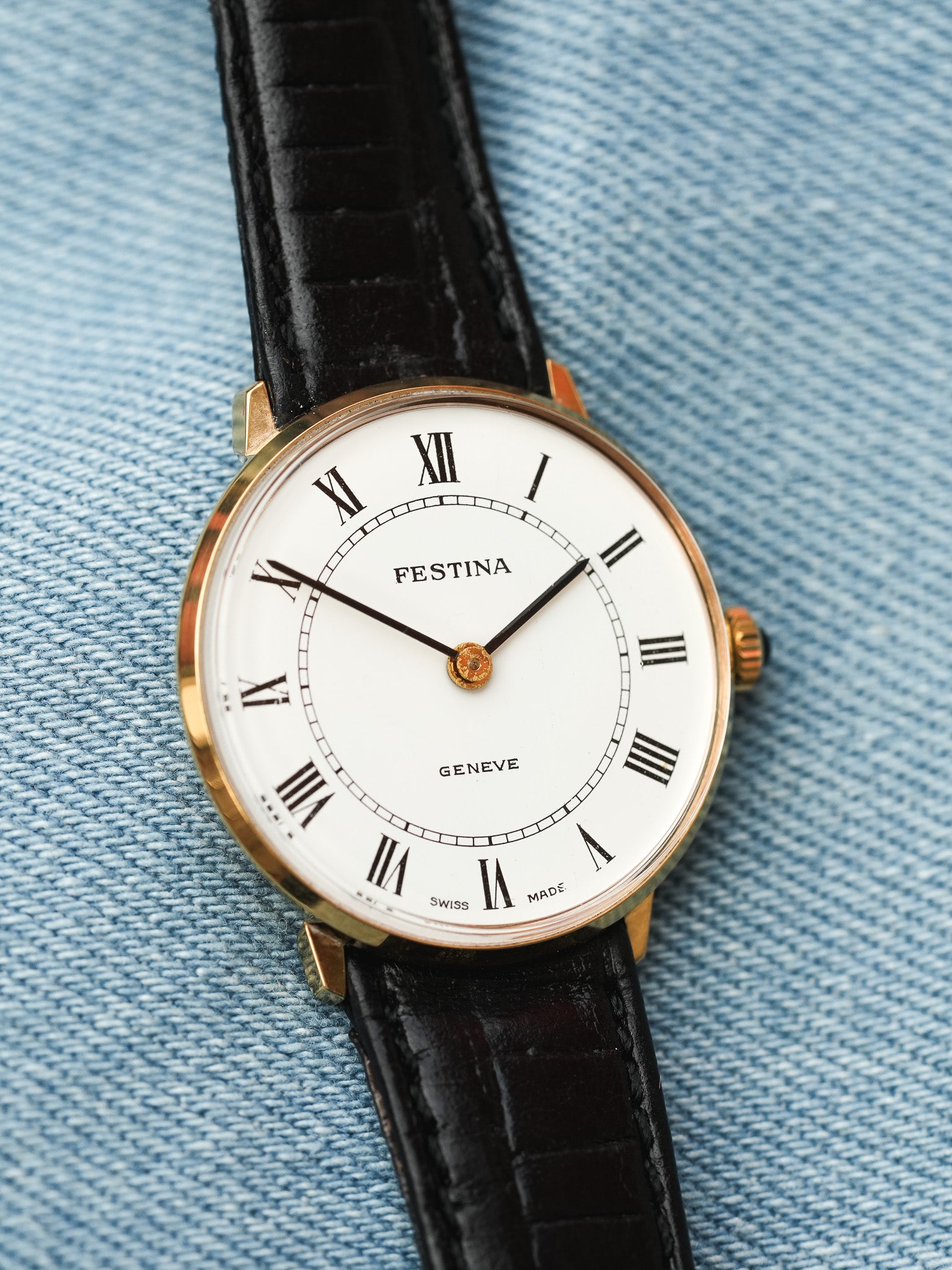 Festina - Dress Watch Lady Index Romain - 1980s - Atelier Victor Paris - Vintage Watch Shop Dubai