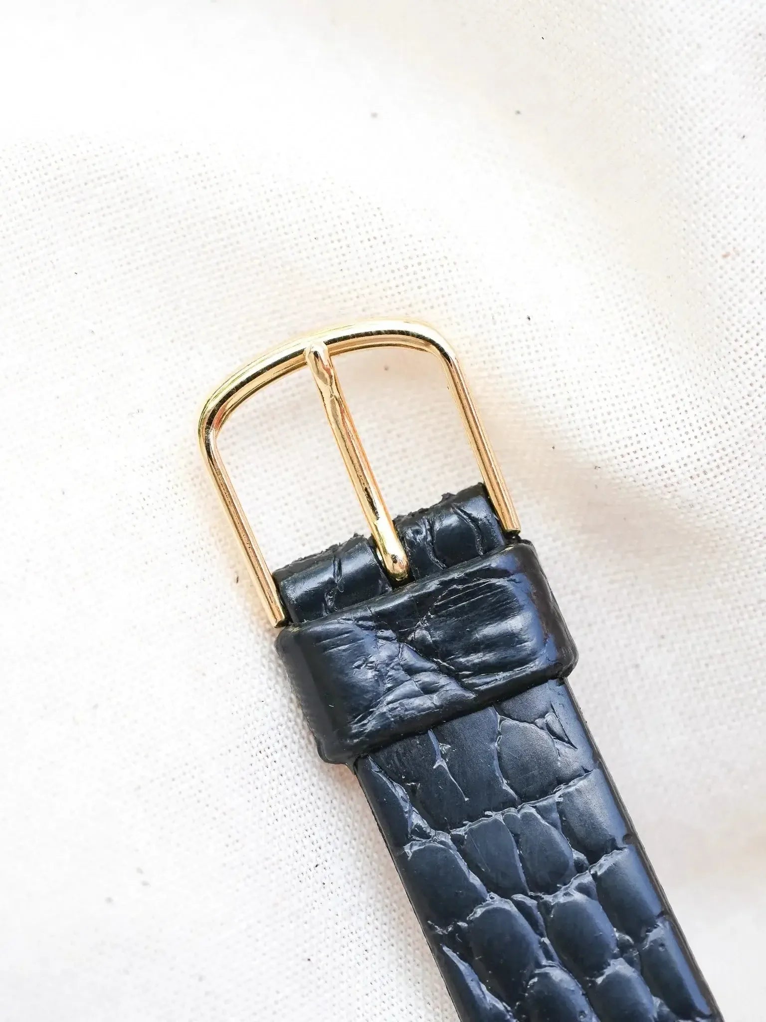 Festina - Tank Romain Blanc Plaqué or - 1980s - Atelier Victor