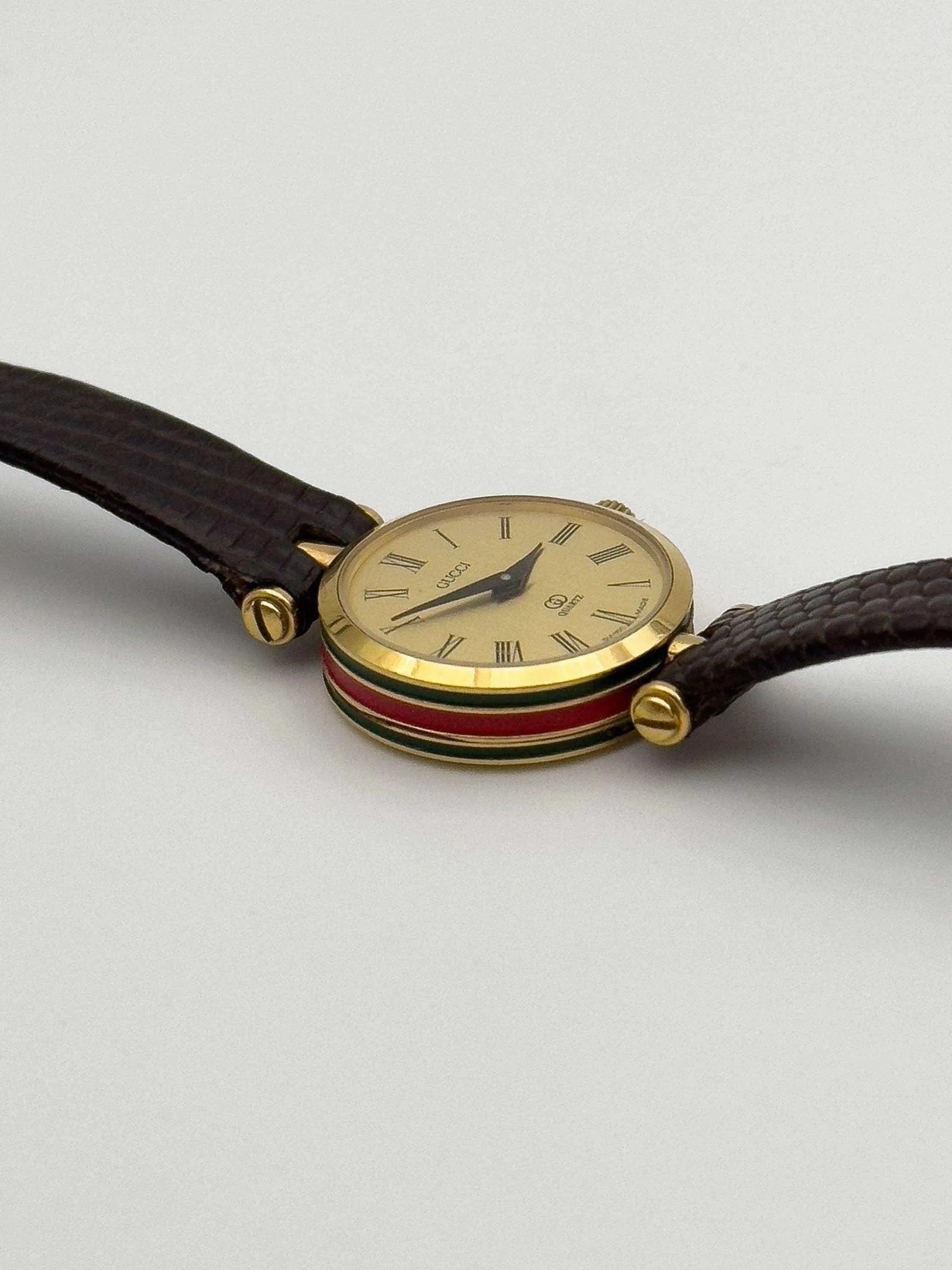Gucci - Lady Gold Red - BOX - 1990's - Atelier Victor Paris - Vintage Watch Shop Dubai