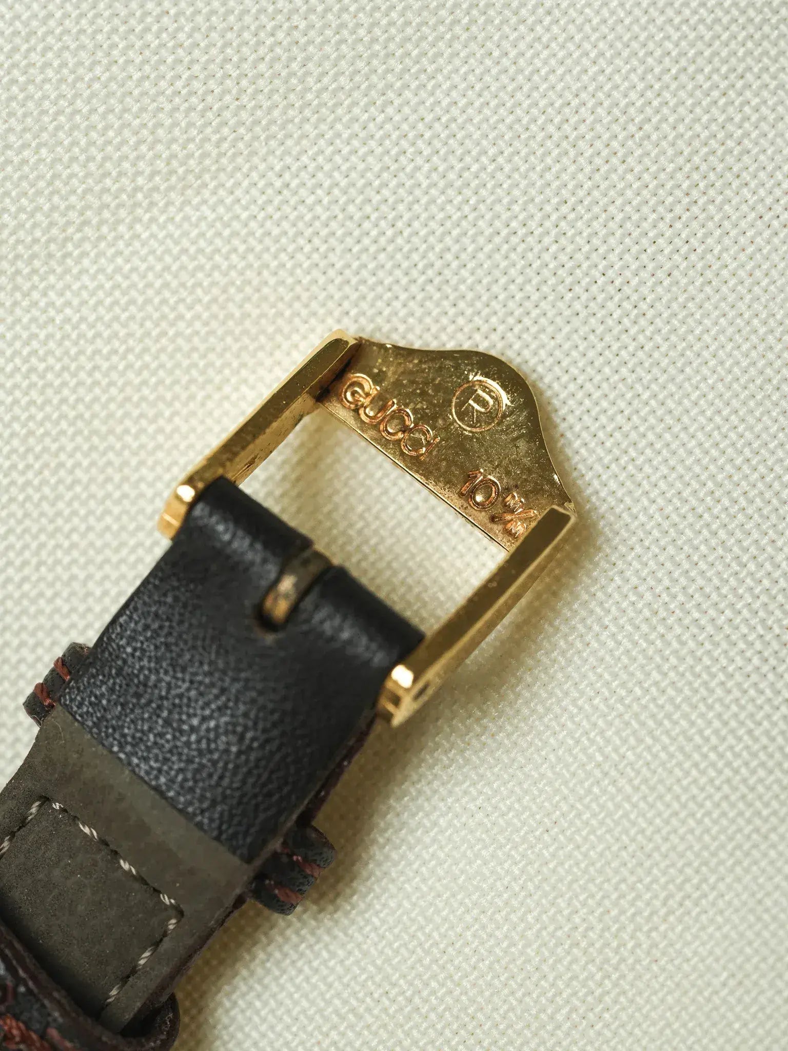 Gucci - Mini Ronde cornes centrales plaqué or - 1980s - Atelier Victor