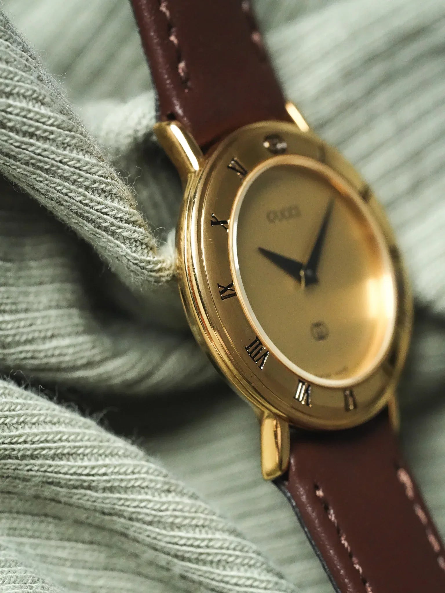 Gucci - Mini Ronde Or Cadran Or - 1990s - Atelier Victor