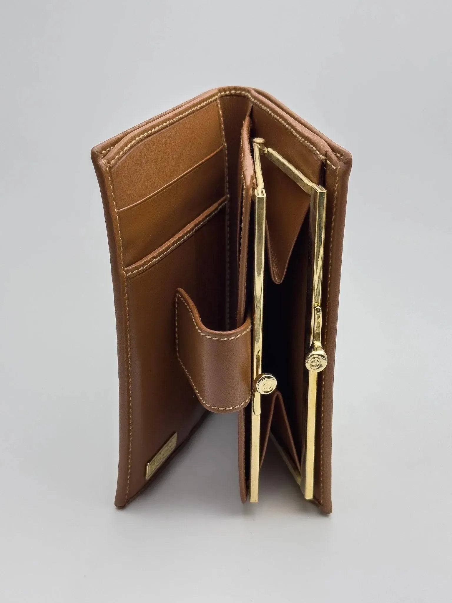 Gucci - Portefeuille en toile GG Blanc Camel - Atelier Victor - Vintage Shop