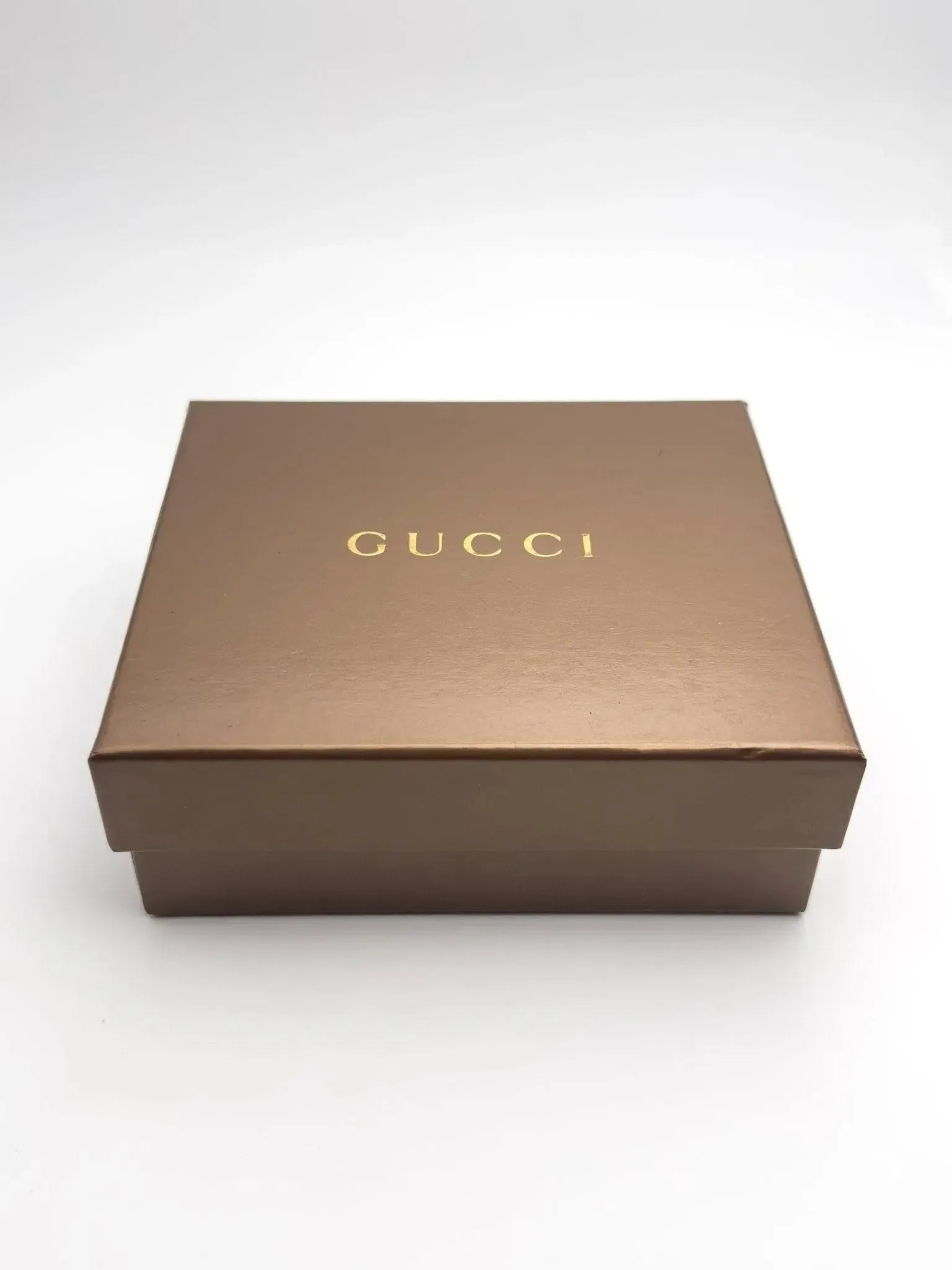 Gucci - Portefeuille en toile GG cuir blanc - Atelier Victor - Vintage Shop