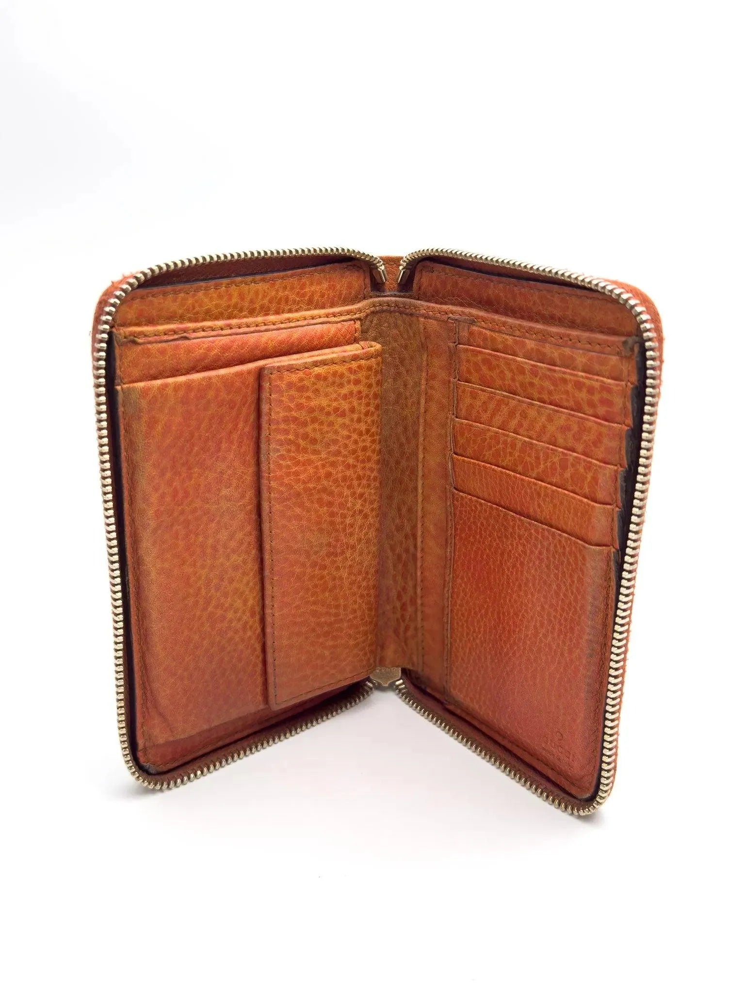 Gucci - Portefeuille en toile GG cuir Orange - Atelier Victor Paris - Vintage Watch Shop Dubai