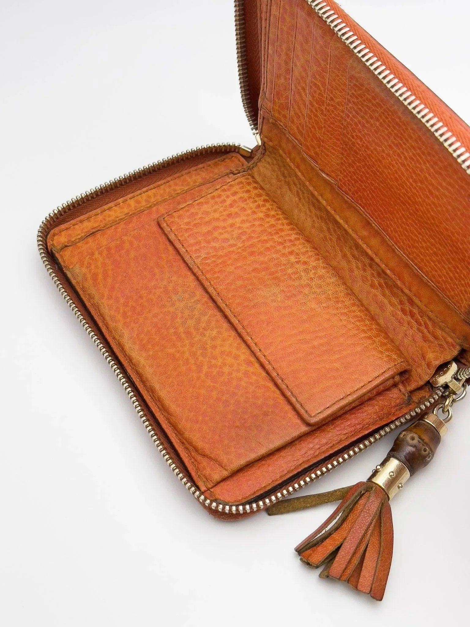 Gucci - Portefeuille en toile GG cuir Orange - Atelier Victor Paris - Vintage Watch Shop Dubai