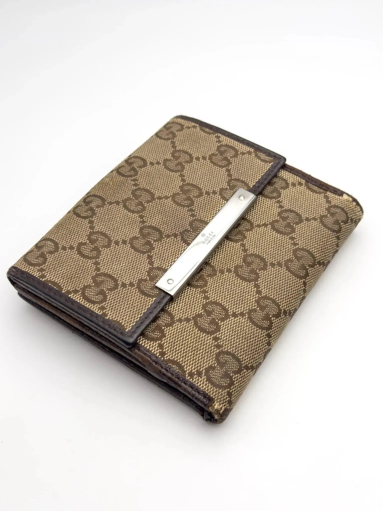 Gucci - Portefeuille en toile GG Marron - Atelier Victor Paris - Vintage Watch Shop Dubai