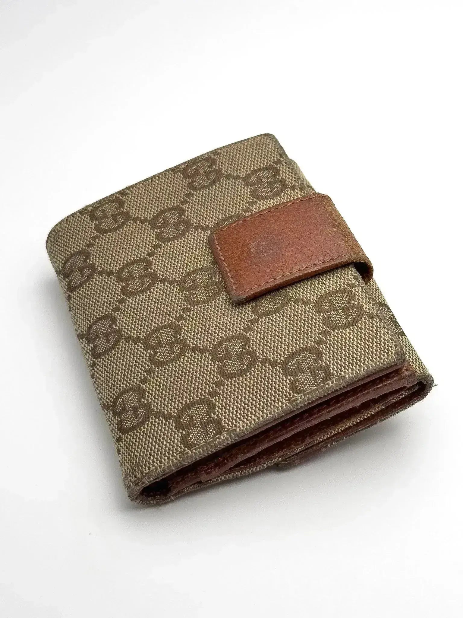 Gucci - Portefeuille en toile GG Marron Clous - Atelier Victor