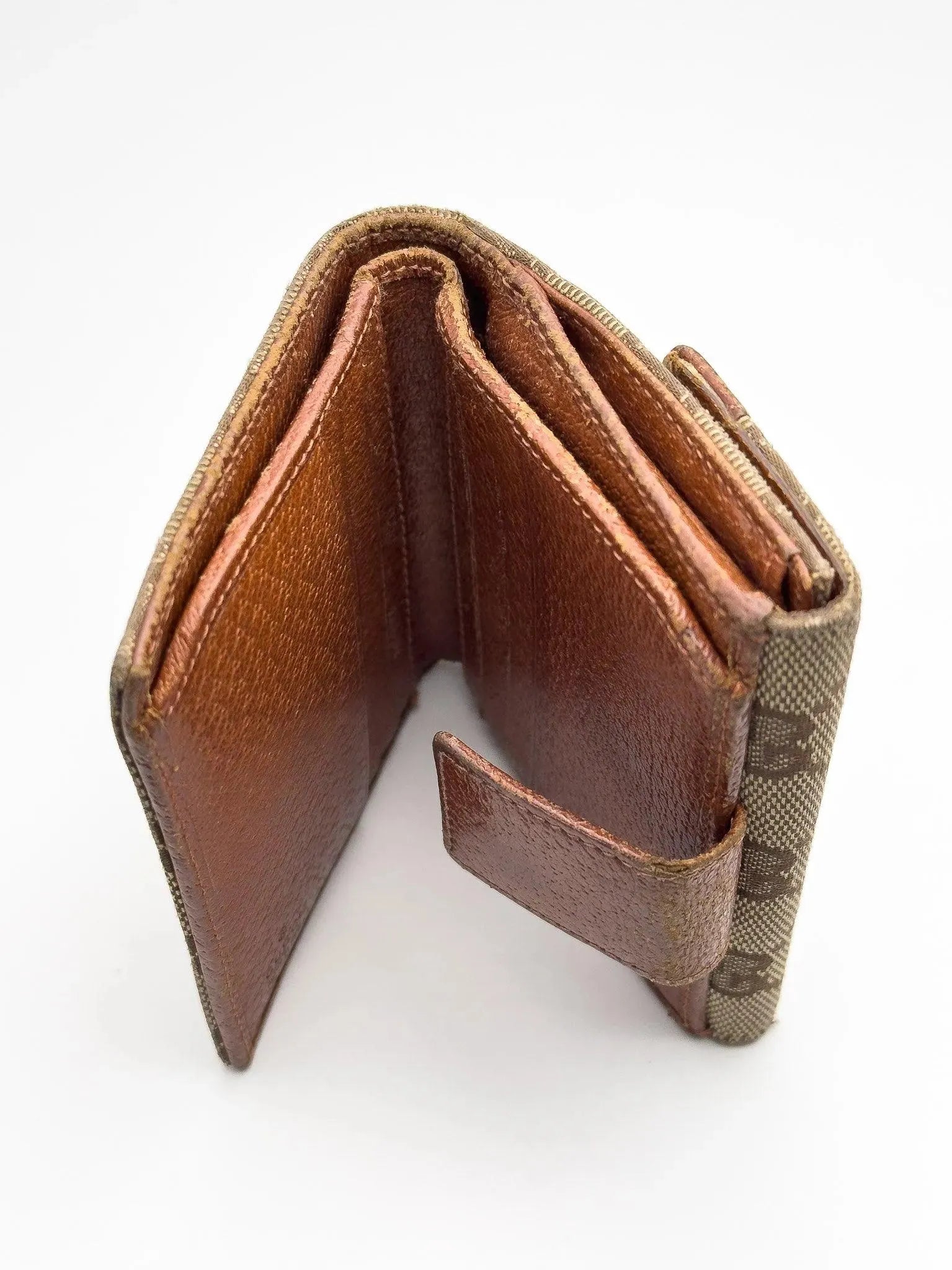 Gucci - Portefeuille en toile GG Marron Clous - Atelier Victor - Vintage Shop