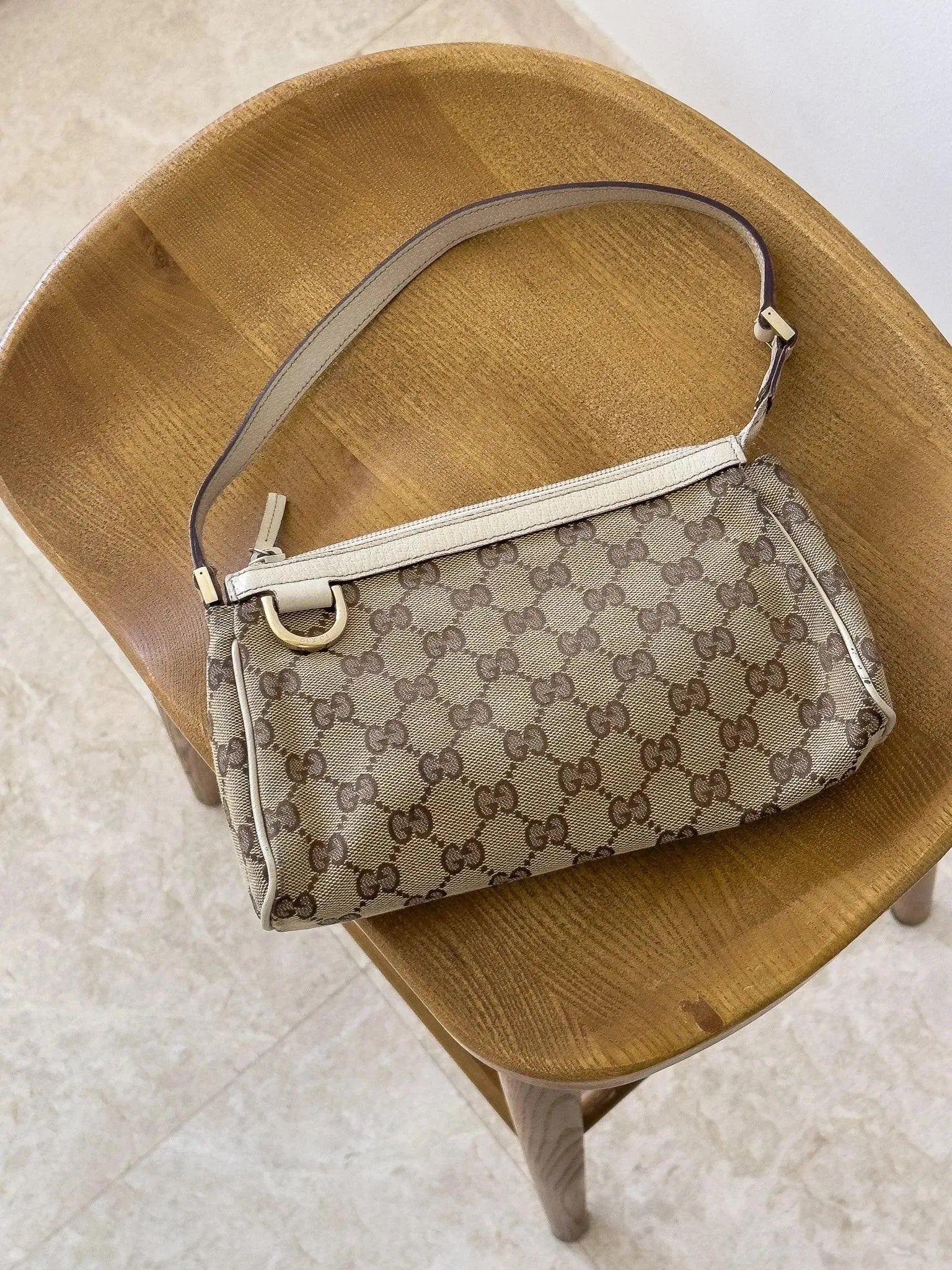 Gucci - Sac à main Abbey en toile - Atelier Victor - Vintage Shop