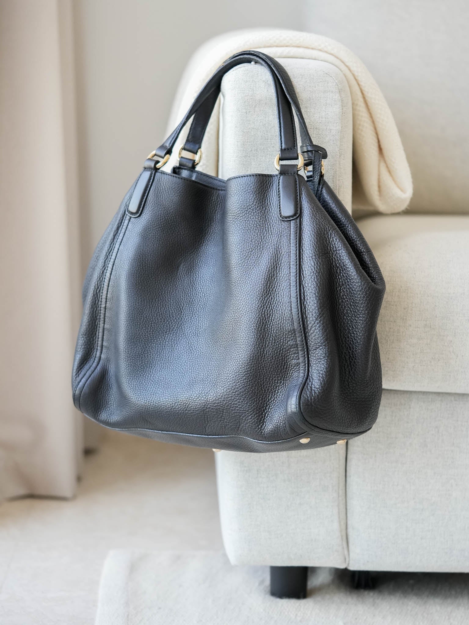 Gucci - Sac à main Soho en cuir noir - Atelier Victor Paris - Vintage Watch Shop Dubai