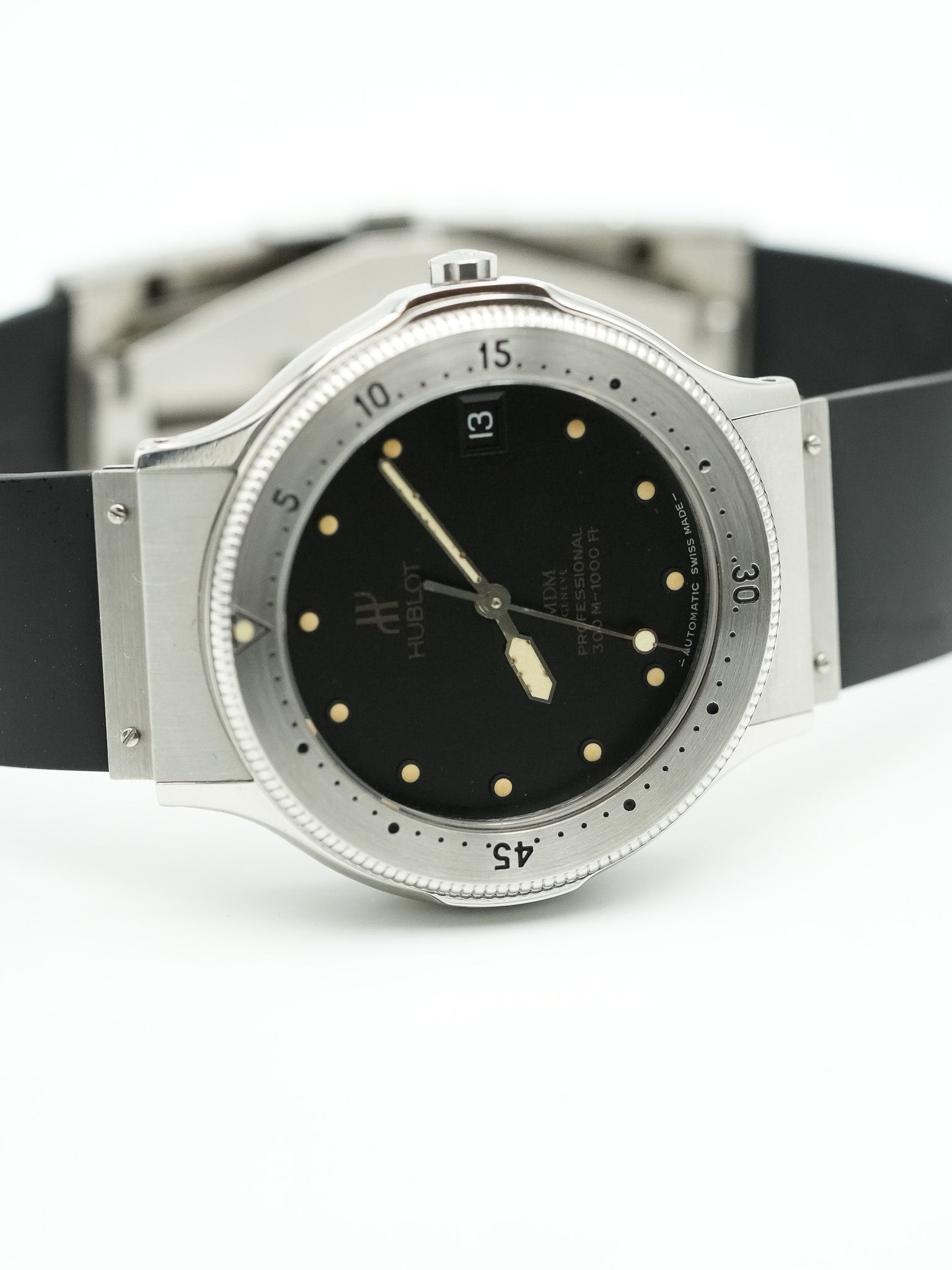 Hublot - MDM Acier Automatique Professionnal 300m - 1990s - Atelier Victor - Vintage Shop