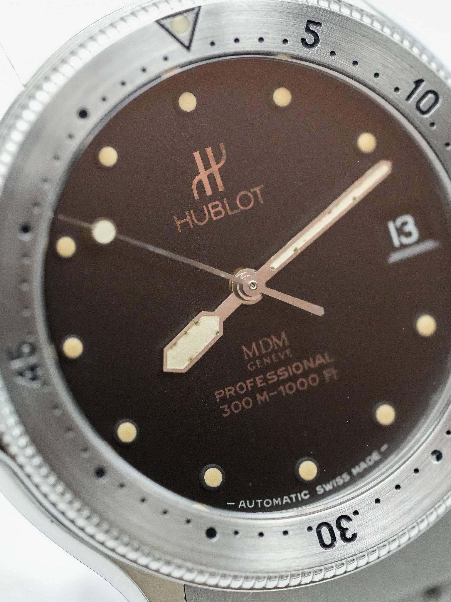Hublot - MDM Acier Automatique Professionnal 300m - 1990s - Atelier Victor - Vintage Shop