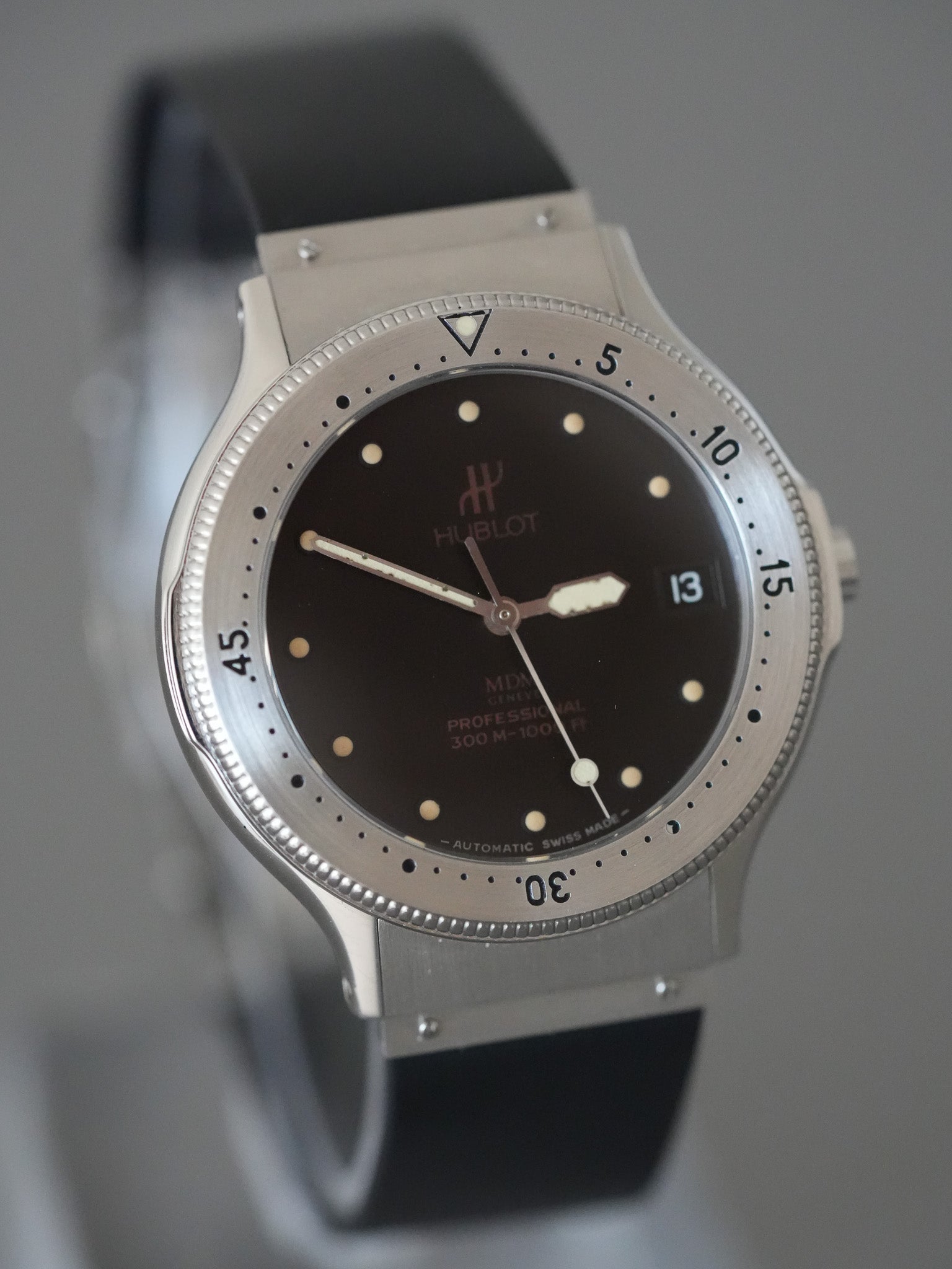 Hublot - MDM Acier Automatique Professionnal 300m - 1990s - Atelier Victor - Vintage Shop