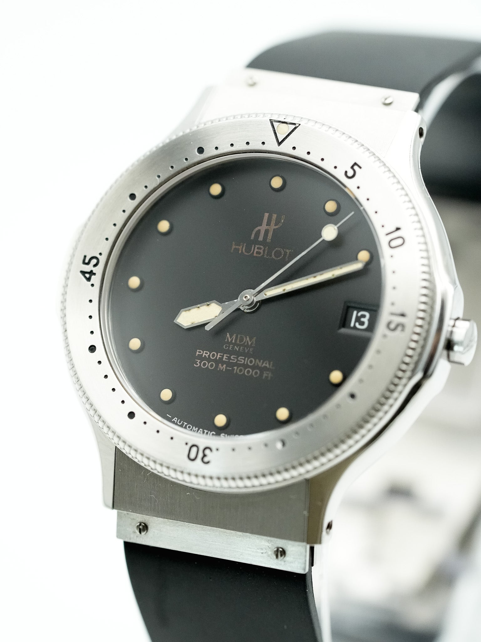 Hublot - MDM Acier Automatique Professionnal 300m - 1990s - Atelier Victor - Vintage Shop