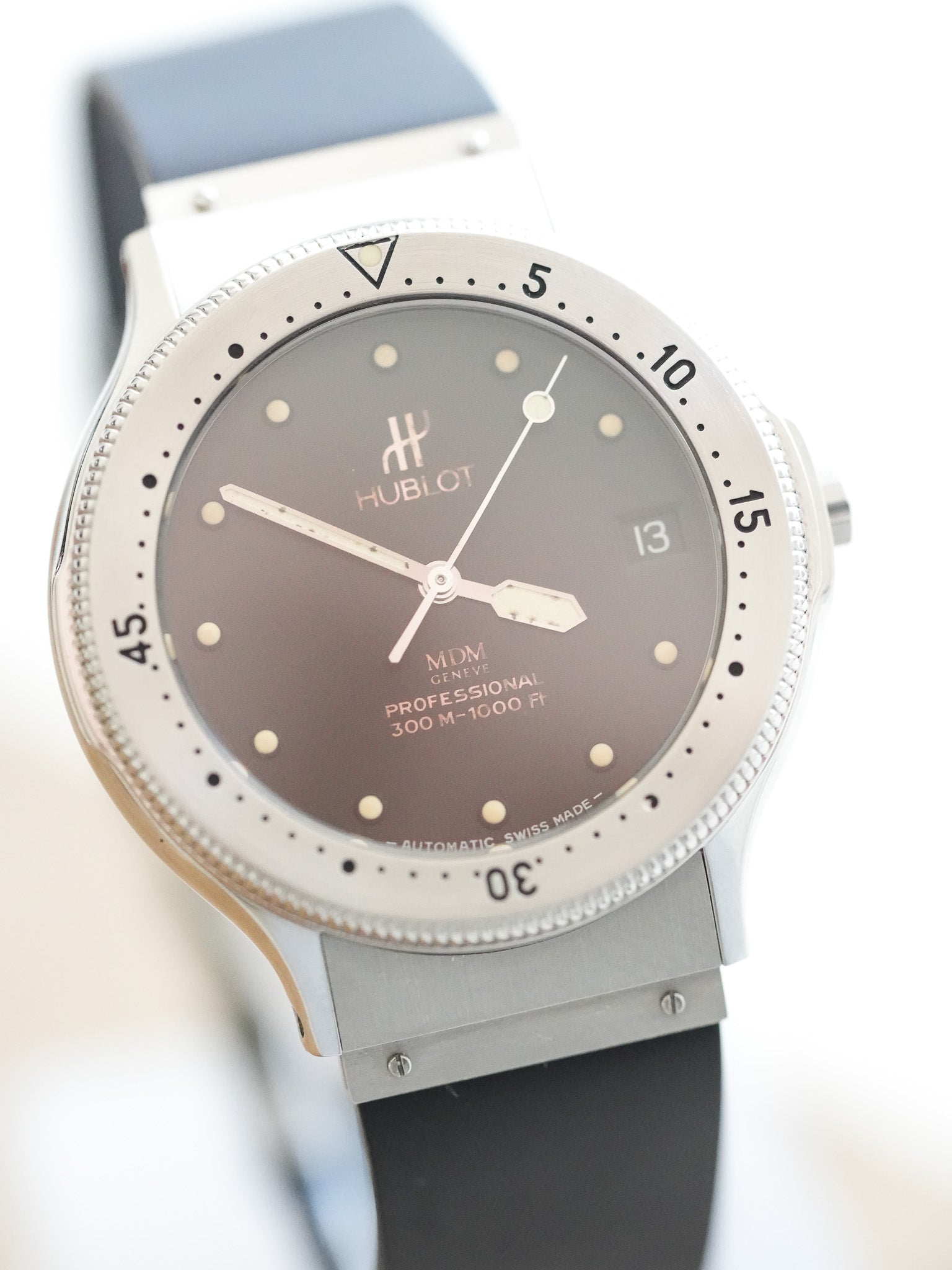 Hublot - MDM Acier Automatique Professionnal 300m - 1990s - Atelier Victor - Vintage Shop