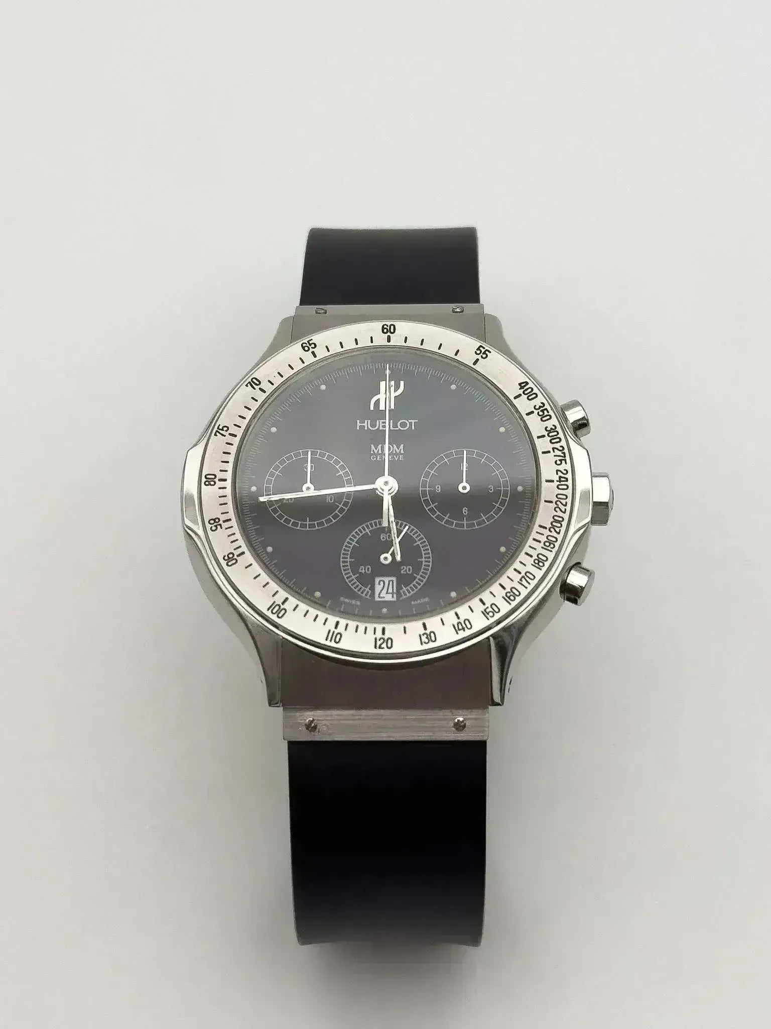 Hublot - MDM Genève Chronographe Quartz Acier - 1980/90s - Atelier Victor
