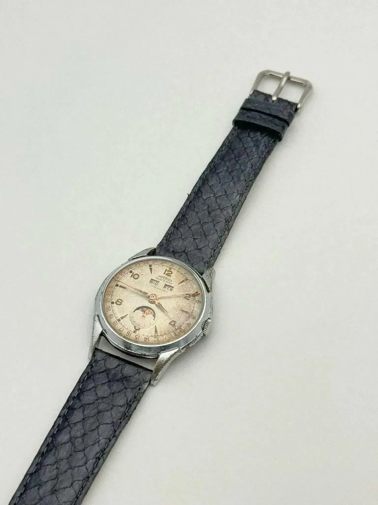 Imperios - Venus Triple Calendar Moonphase Chrome - 1950s - Atelier Victor