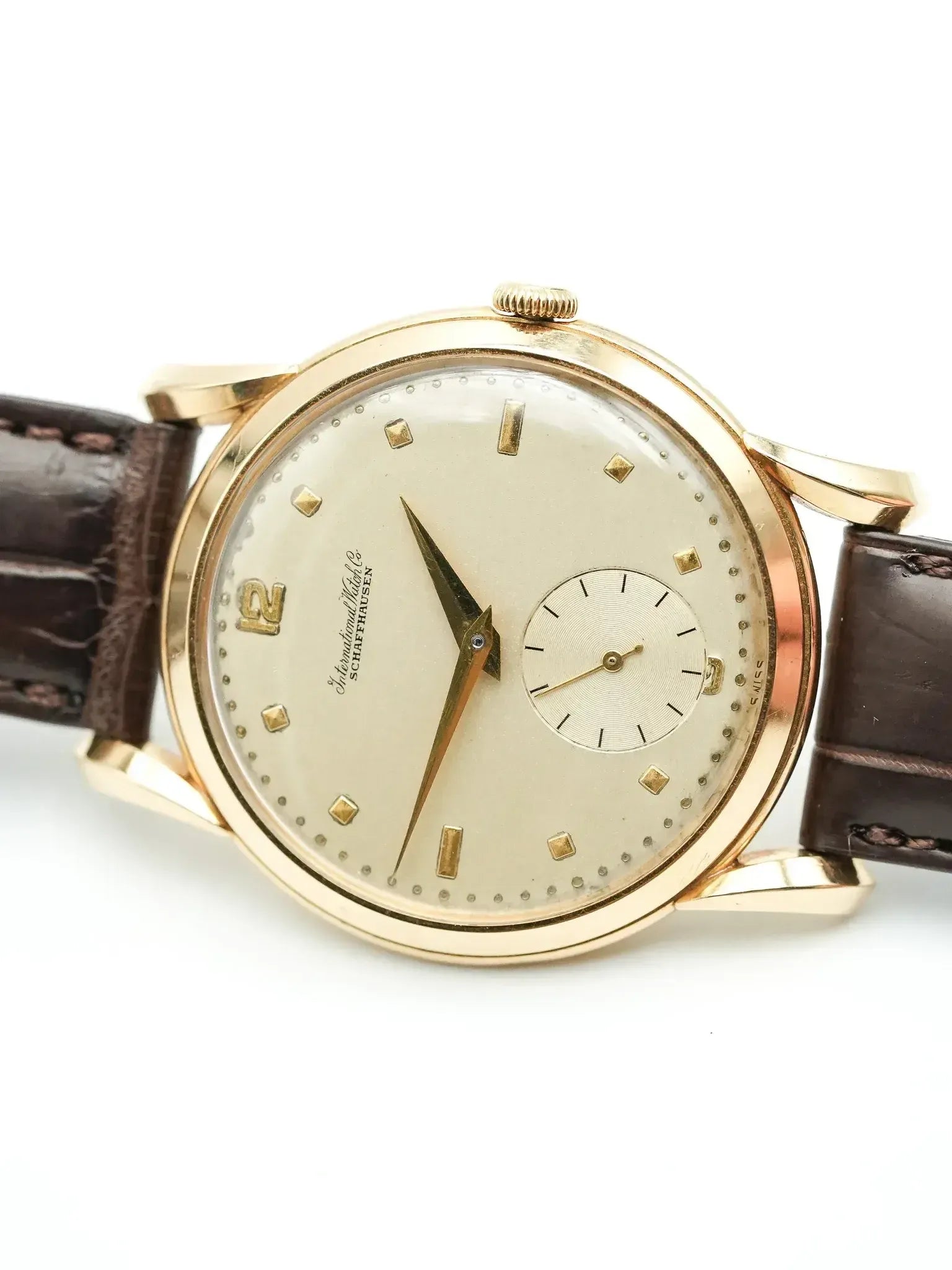 IWC - Calatrava Or jaune 18k Cornes Gouttes d'eau - 1940s - Atelier Victor