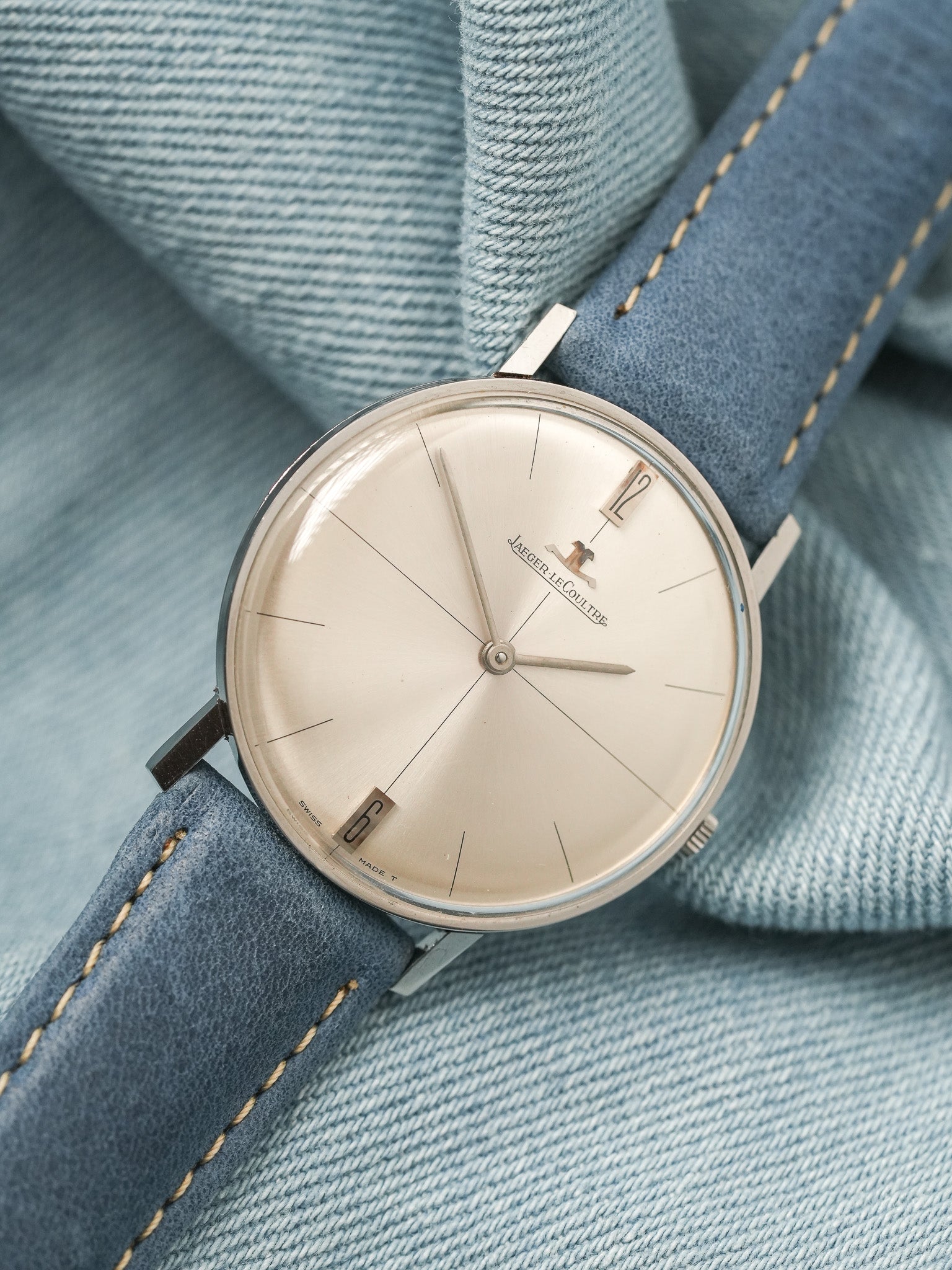 Jaeger-LeCoultre - Acier 12H 6H Dress Watch - 1960s - Atelier Victor - Vintage Shop