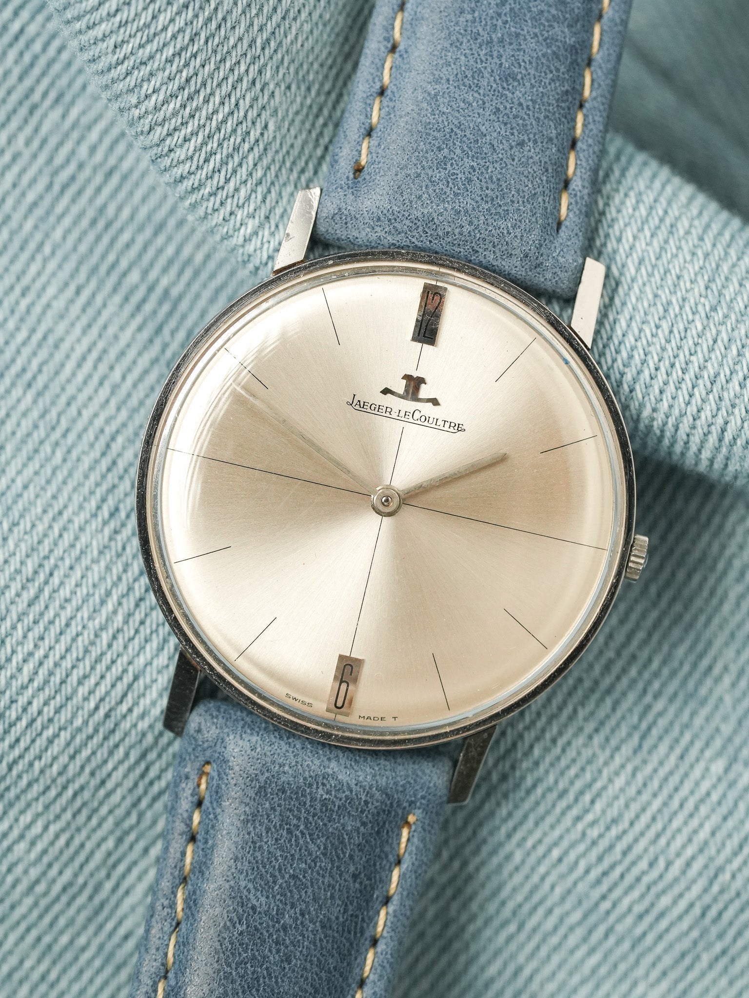 Jaeger-LeCoultre - Acier 12H 6H Dress Watch - 1960s - Atelier Victor - Vintage Shop