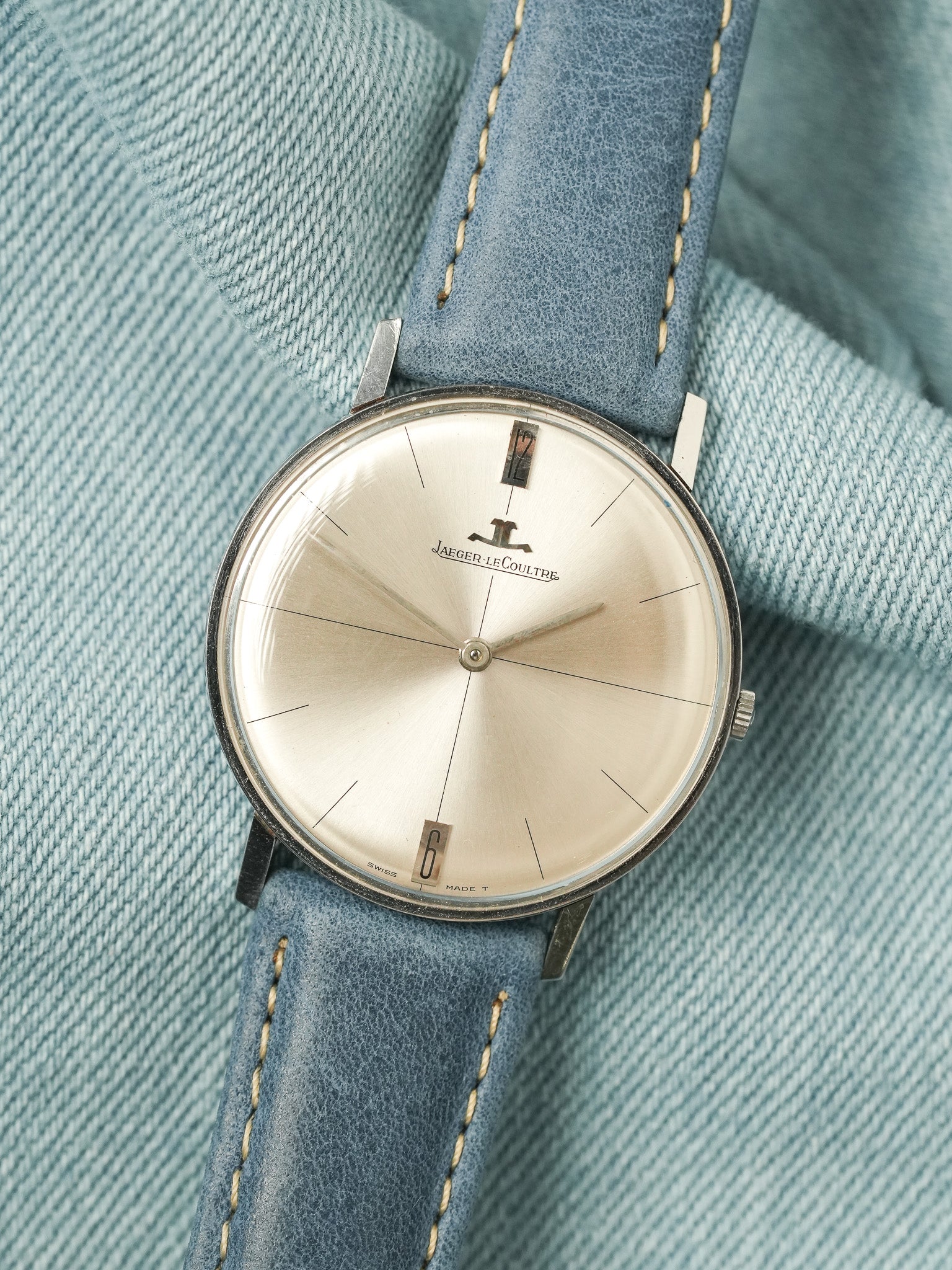 Jaeger-LeCoultre - Acier 12H 6H Dress Watch - 1960s - Atelier Victor - Vintage Shop