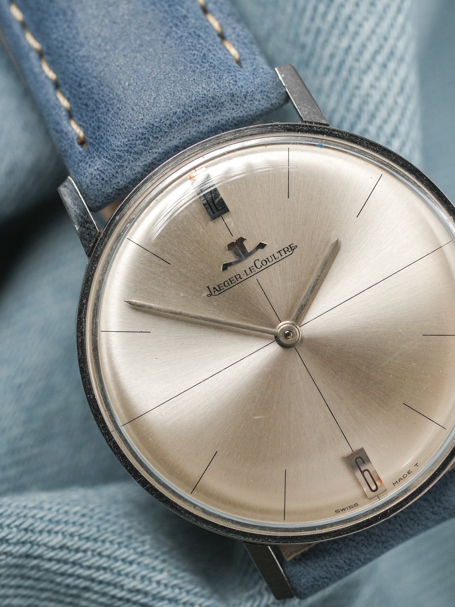 Jaeger-LeCoultre - Acier 12H 6H Dress Watch - 1960s - Atelier Victor - Vintage Shop
